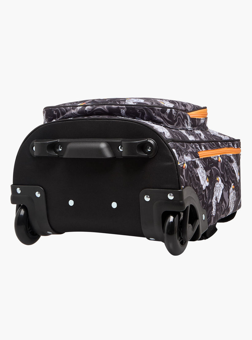 Gamer Print Trolley Backpack with Lunch Bag and Pencil Pouch-school-bagsandbackpacks-sets-image-11