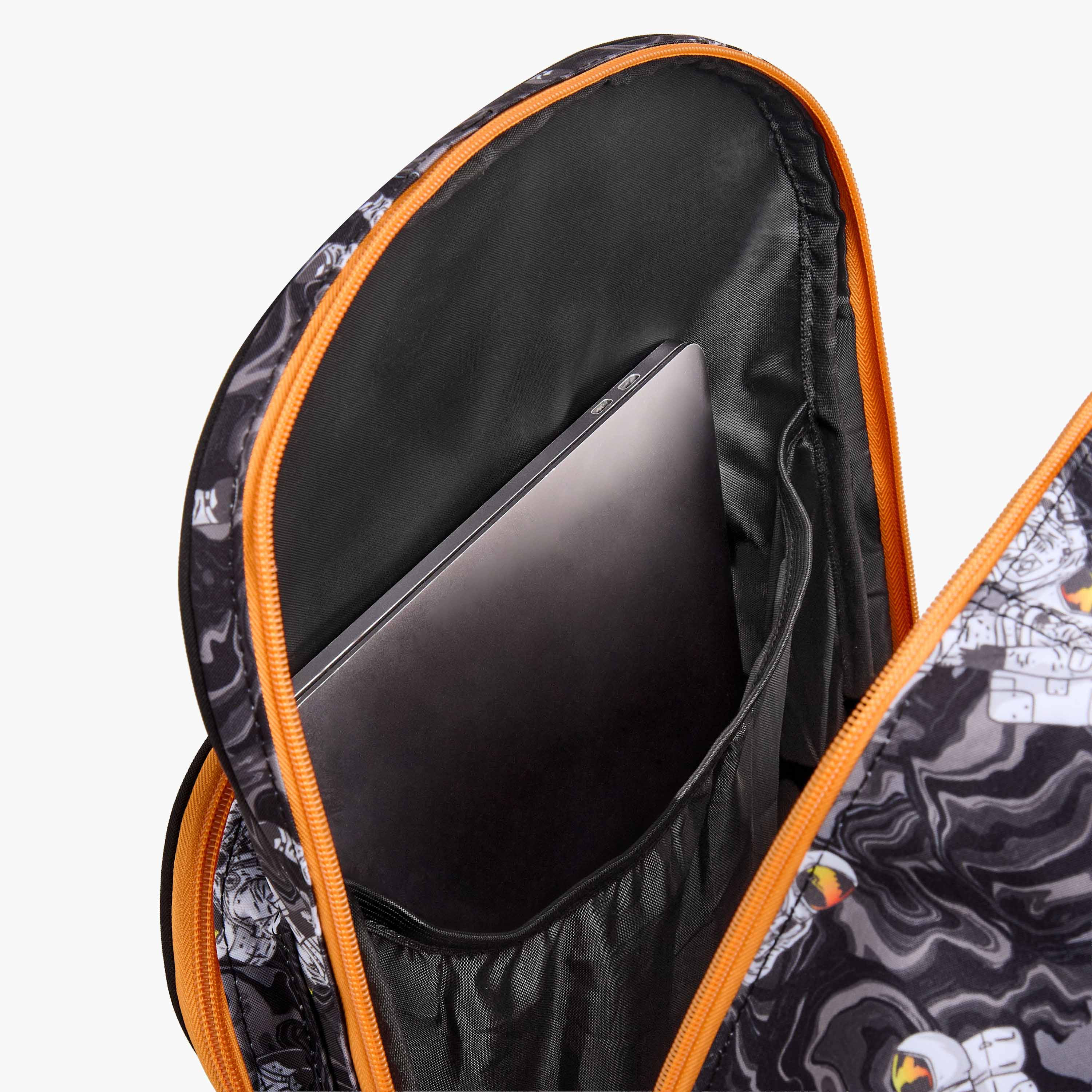 Gamer Print Trolley Backpack with Lunch Bag and Pencil Pouch-school-bagsandbackpacks-sets-image-13
