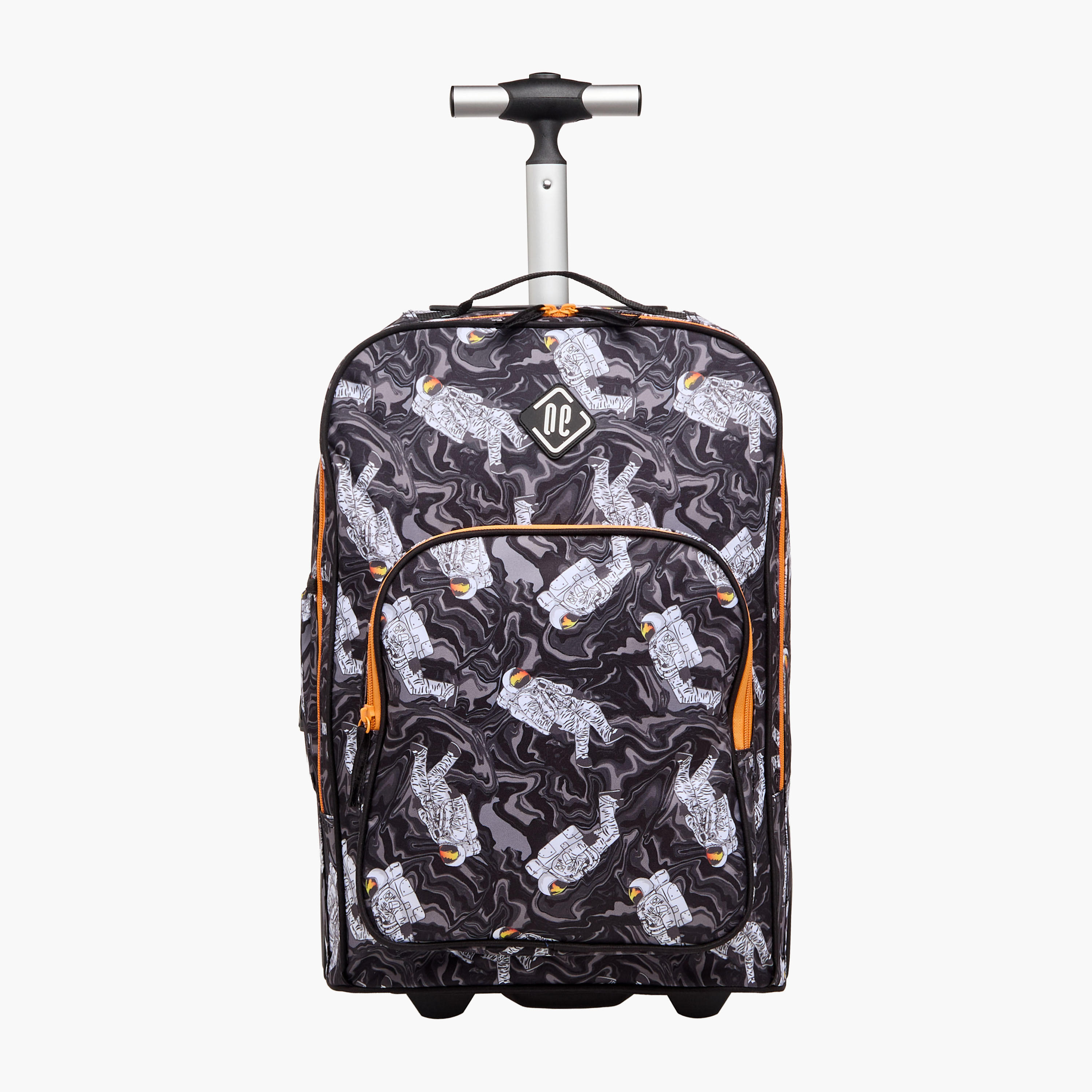 Gamer Print Trolley Backpack with Lunch Bag and Pencil Pouch-school-bagsandbackpacks-sets-image-2
