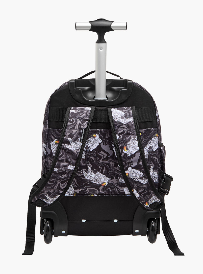Gamer Print Trolley Backpack with Lunch Bag and Pencil Pouch-school-bagsandbackpacks-sets-image-5