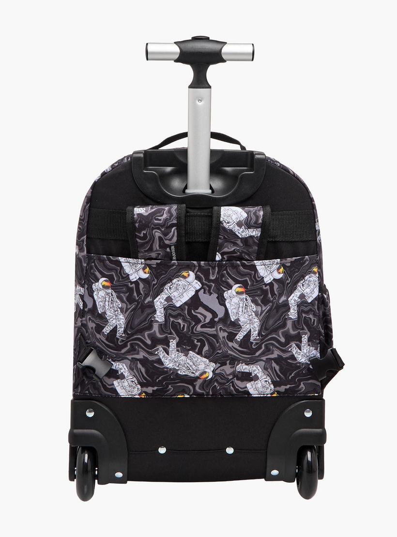 Gamer Print Trolley Backpack with Lunch Bag and Pencil Pouch-school-bagsandbackpacks-sets-image-6