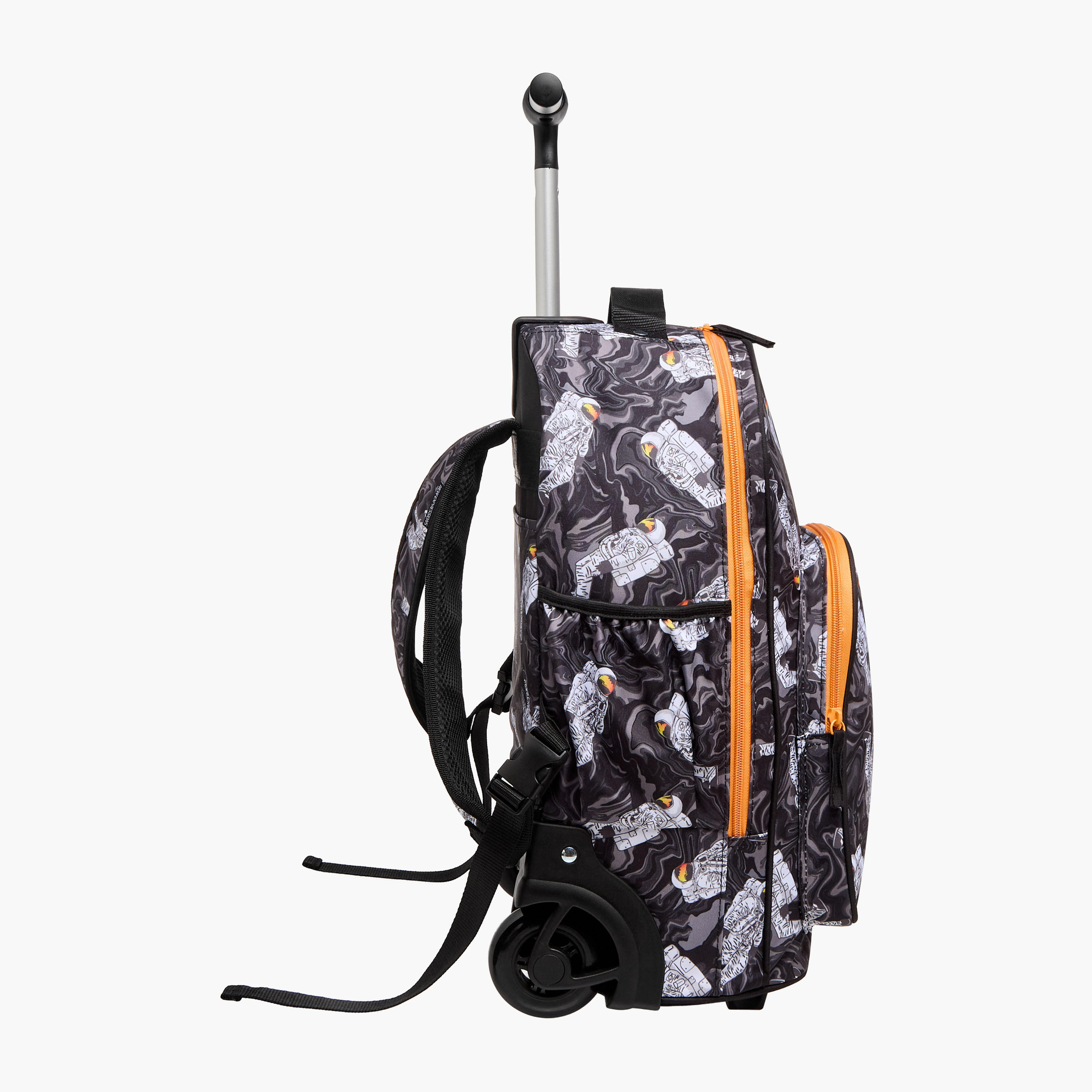 Gamer Print Trolley Backpack with Lunch Bag and Pencil Pouch-school-bagsandbackpacks-sets-image-7