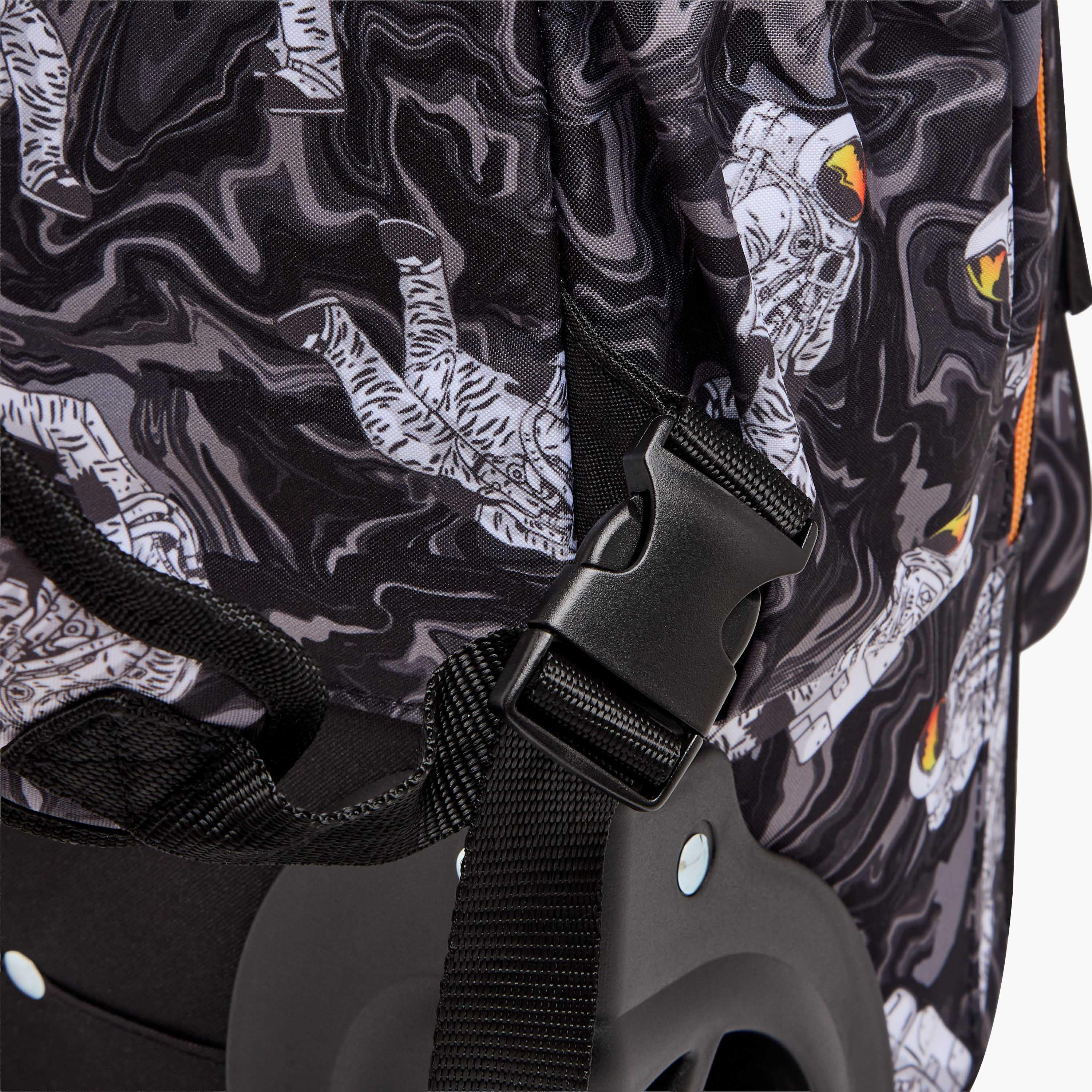 Gamer Print Trolley Backpack with Lunch Bag and Pencil Pouch-school-bagsandbackpacks-sets-image-9