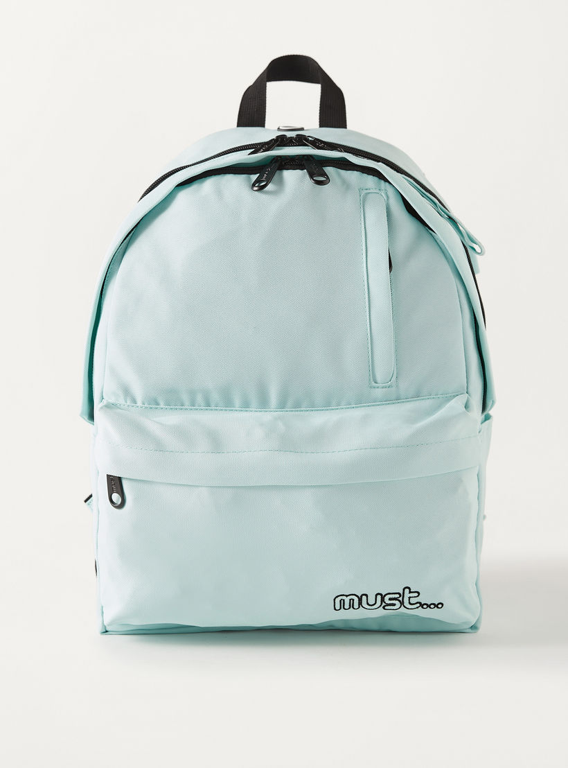 شنطة ظهر سادة مقاس 16 بوصة مع منفذ يو أس بي وسحاب إغلاق من ماست - 32x19x42 سم-school-bagsandbackpacks-backpacks-image-1