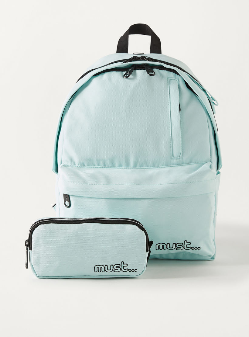 شنطة ظهر سادة مقاس 16 بوصة مع منفذ يو أس بي وسحاب إغلاق من ماست - 32x19x42 سم-school-bagsandbackpacks-backpacks-image-9