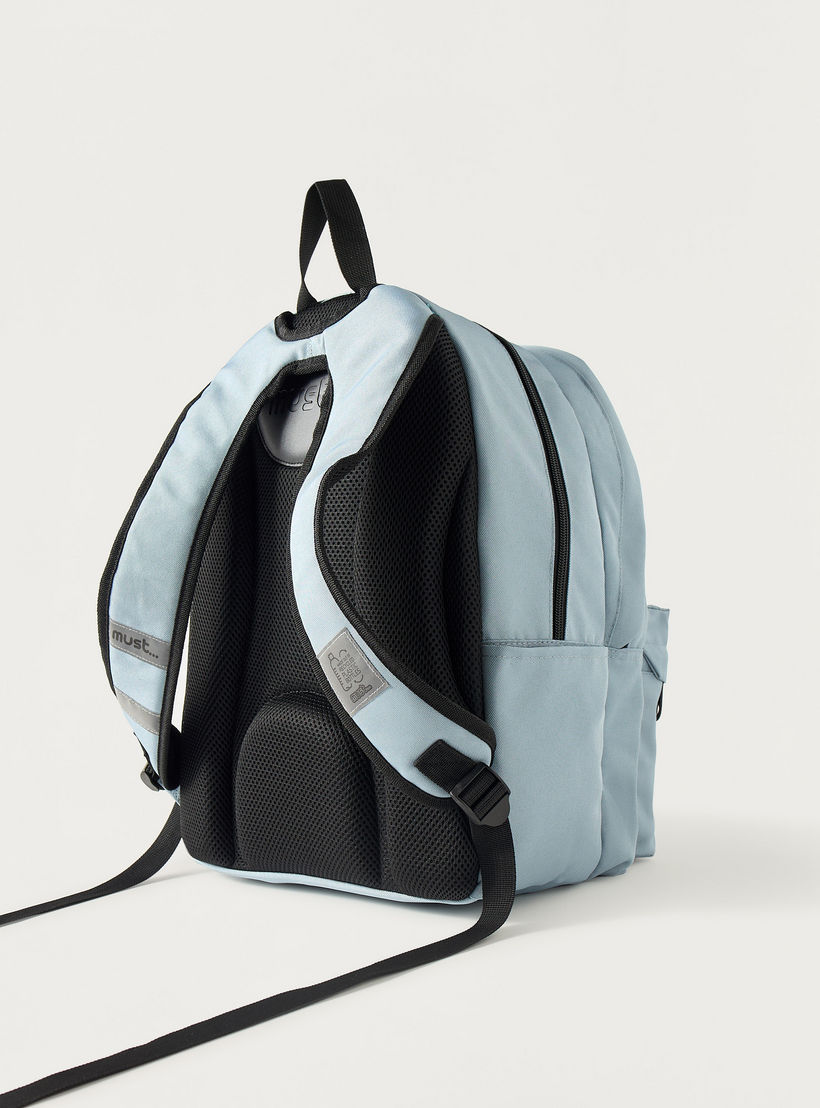 Must Solid 16 Inches Backpack with Adjustable Shoulder Straps - 32x19x42 cms-cpkids-backtoschool-schoolbagsandbackpacks-backpacks-image-4