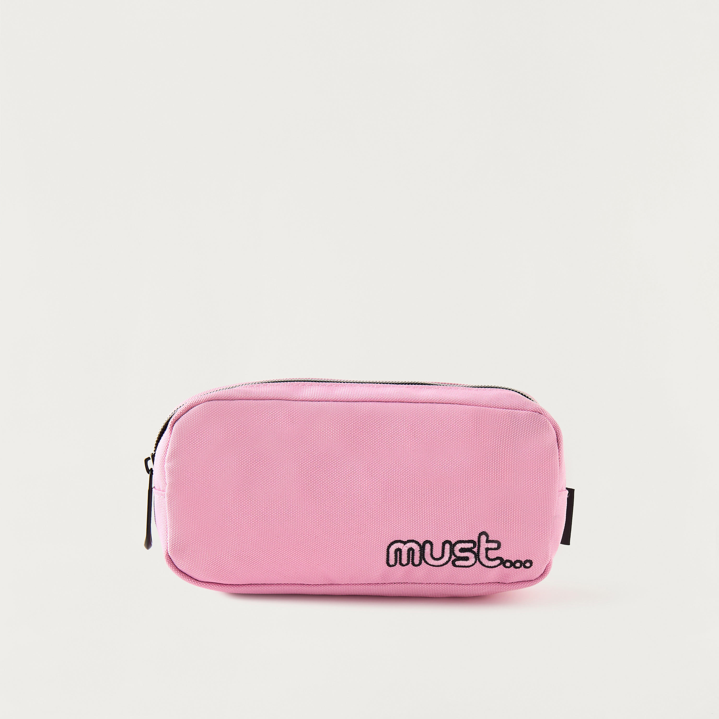 مقلمة مطرزة بسحاب إغلاق وقسمين من ماست-school-stationery-pencilcases-image-1