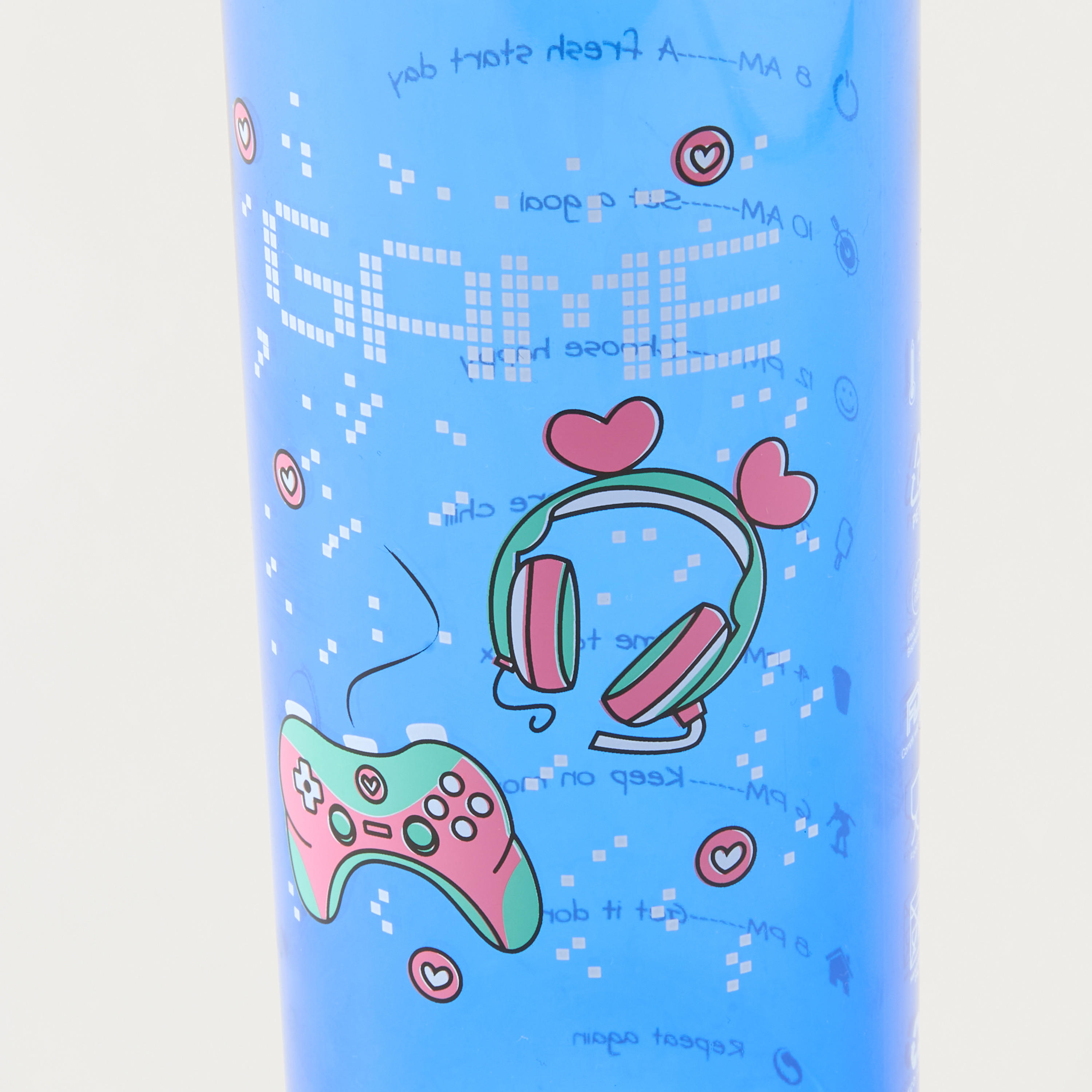 Icon Gaming Print Water Bottle with Spout Lid - 700 ml-school-waterbottles-image-4
