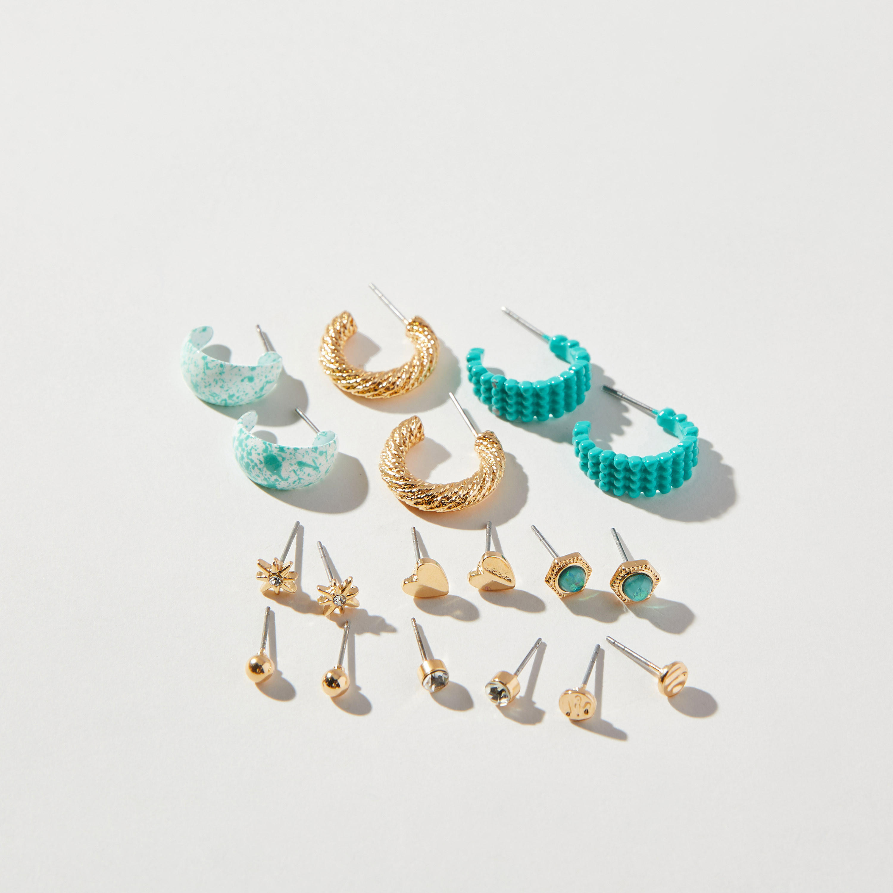 حلقان متنوعة - طقم من 9-women-watchesandjewellery-jewellery-earrings-image-2