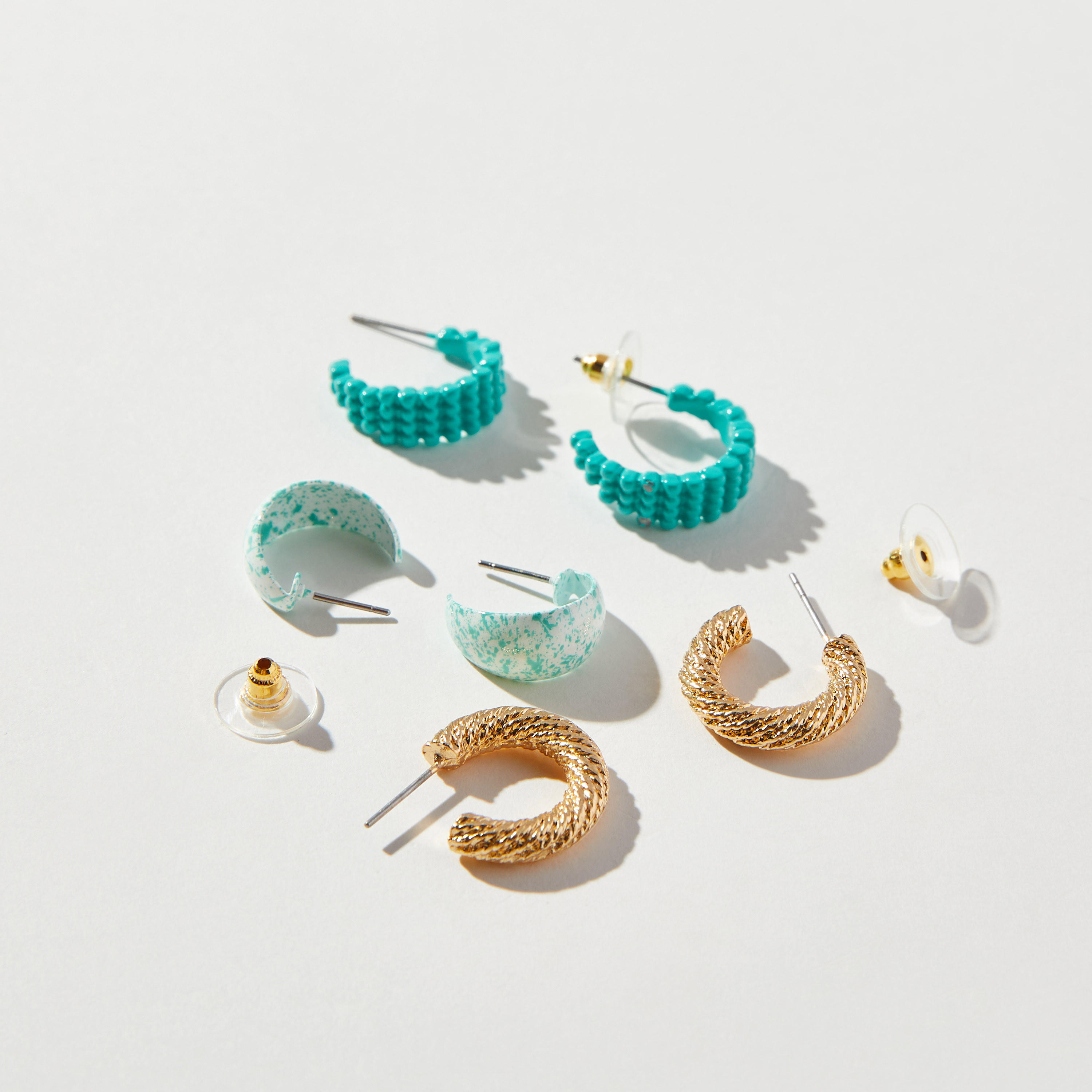 حلقان متنوعة - طقم من 9-women-watchesandjewellery-jewellery-earrings-image-3