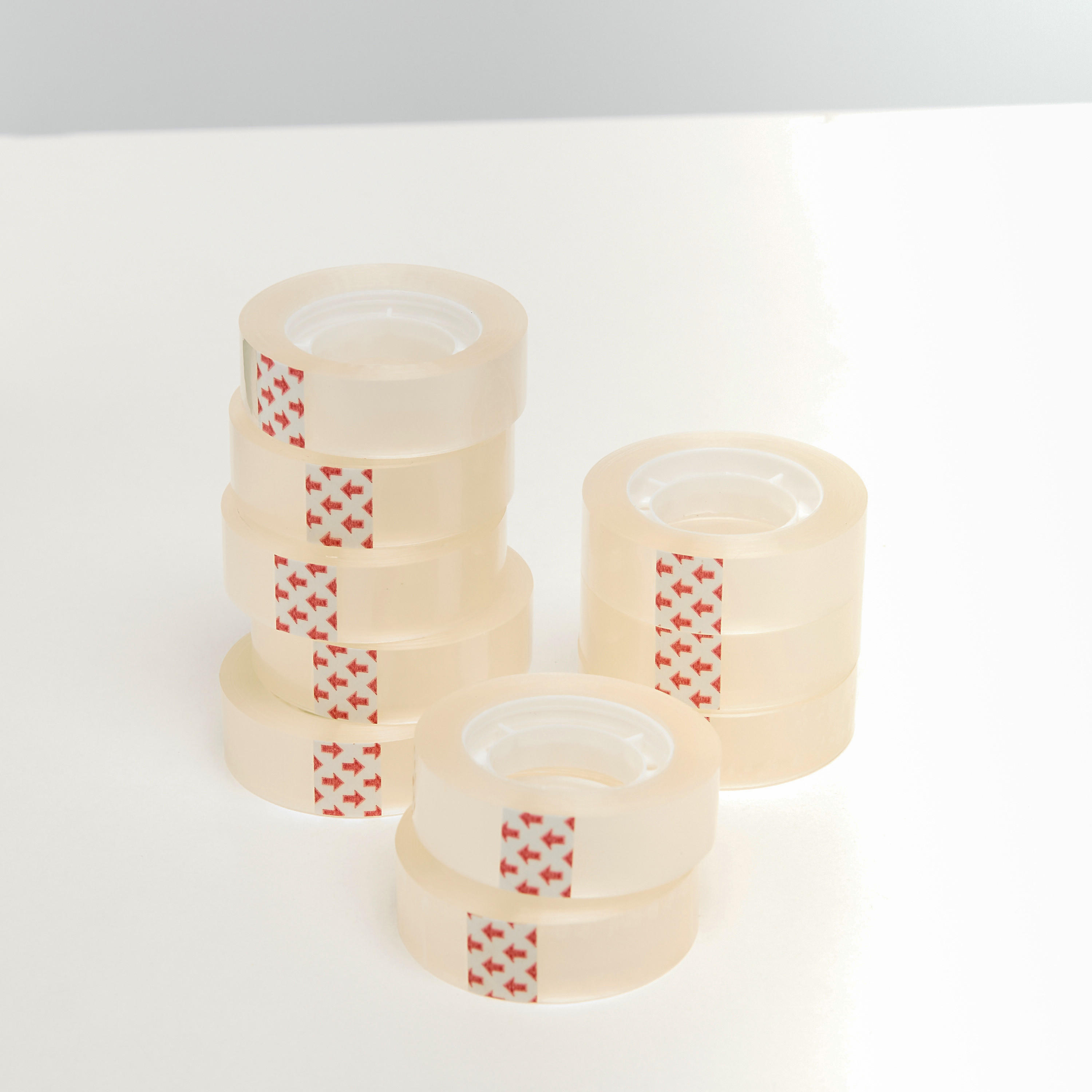 Findz Transparent Adhesive Tape - Set of 10-school-stationery-accessories-image-2
