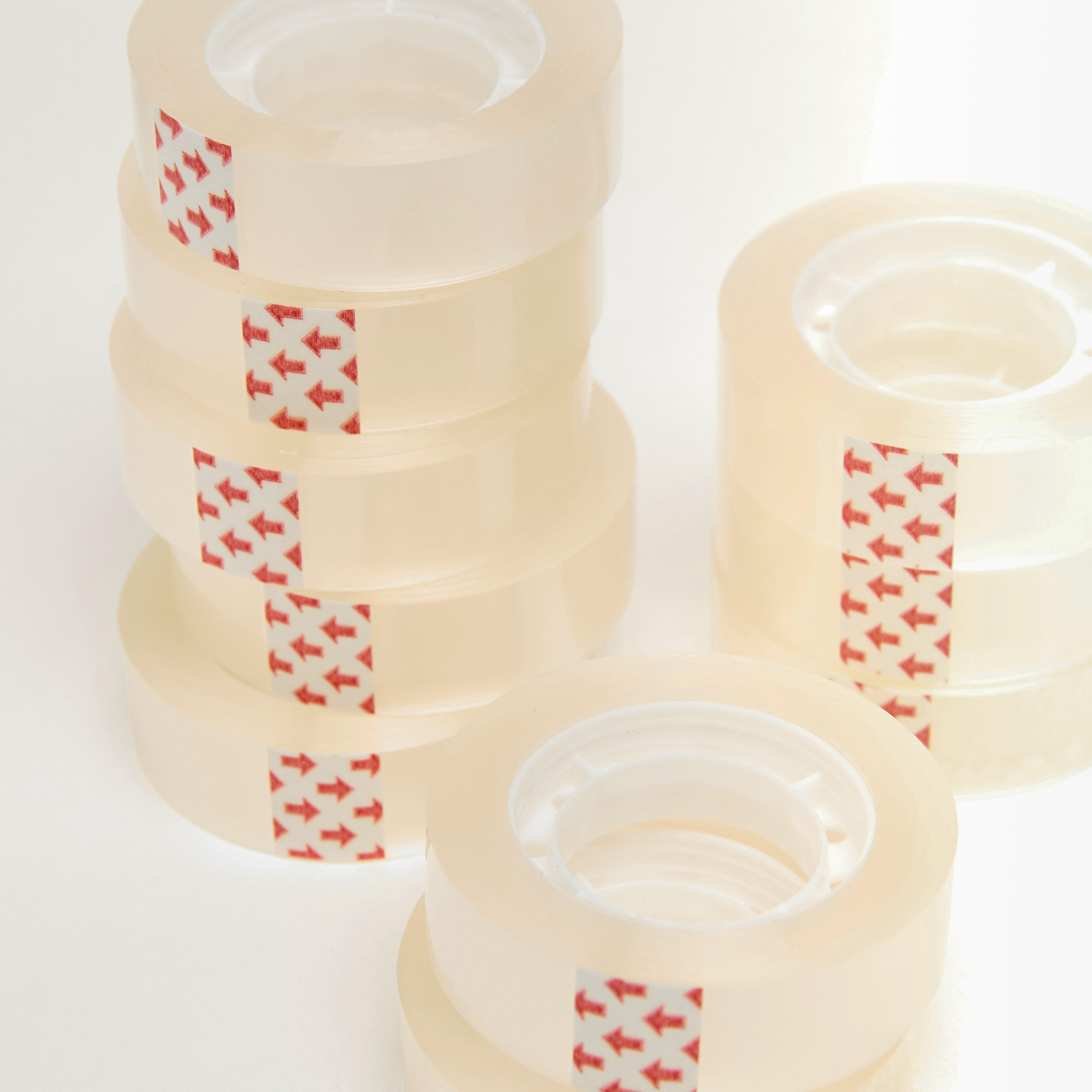 Findz Transparent Adhesive Tape - Set of 10-school-stationery-accessories-image-3