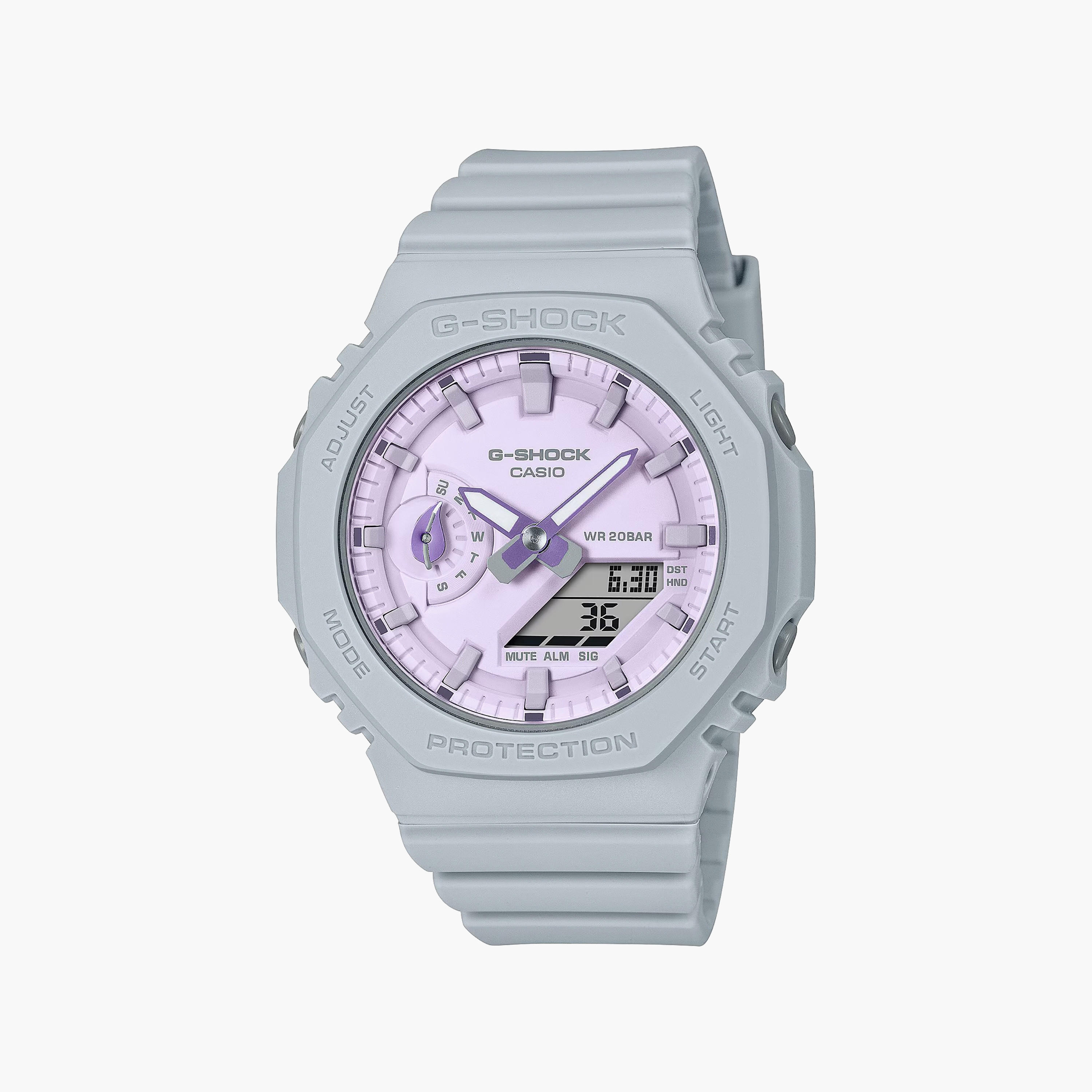 ساعة جيس ذات انالوج بسوار من ميش باللون الفضي | GW0666L1-women-watchesandjewellery-watches-image-4