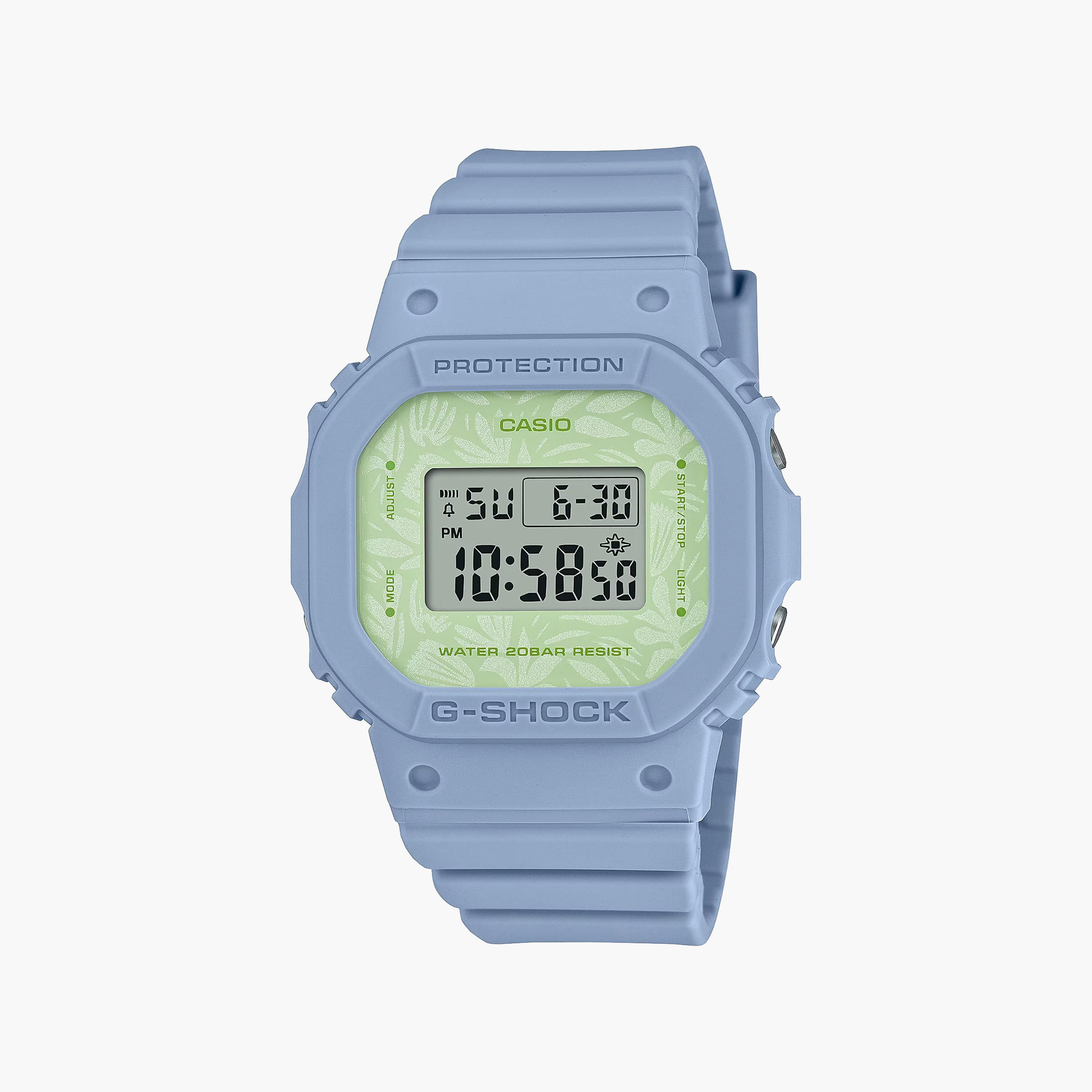 ساعة جي شوك الرقمية بسوار من الراتنج بلون ازرق لكلا الجنسين | GMD-S5600-2DR-men-watchesandjewellery-watches-image-17