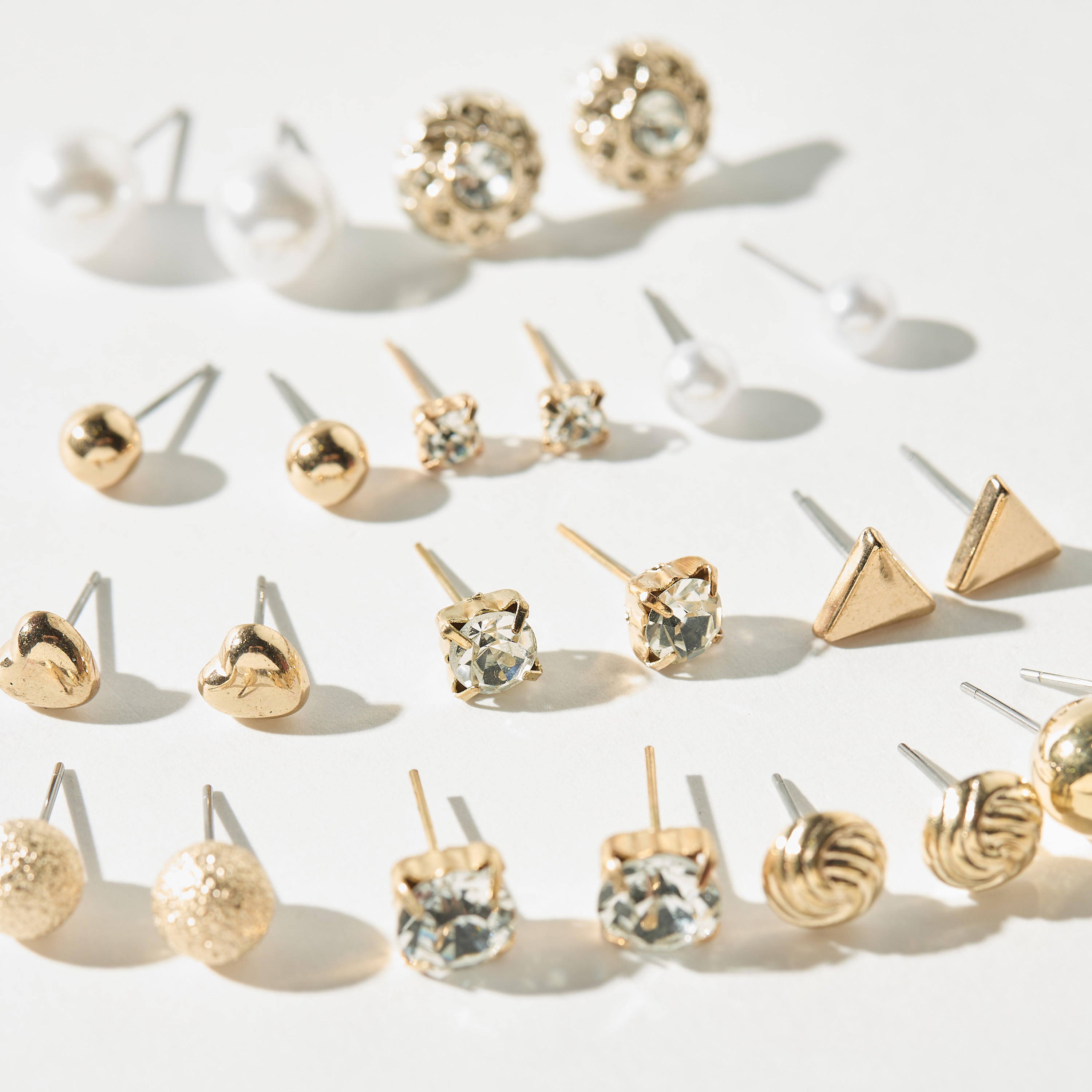 Assorted Earrings with Pushback Closure - Set of 12-women-watchesandjewellery-jewellery-earrings-image-3