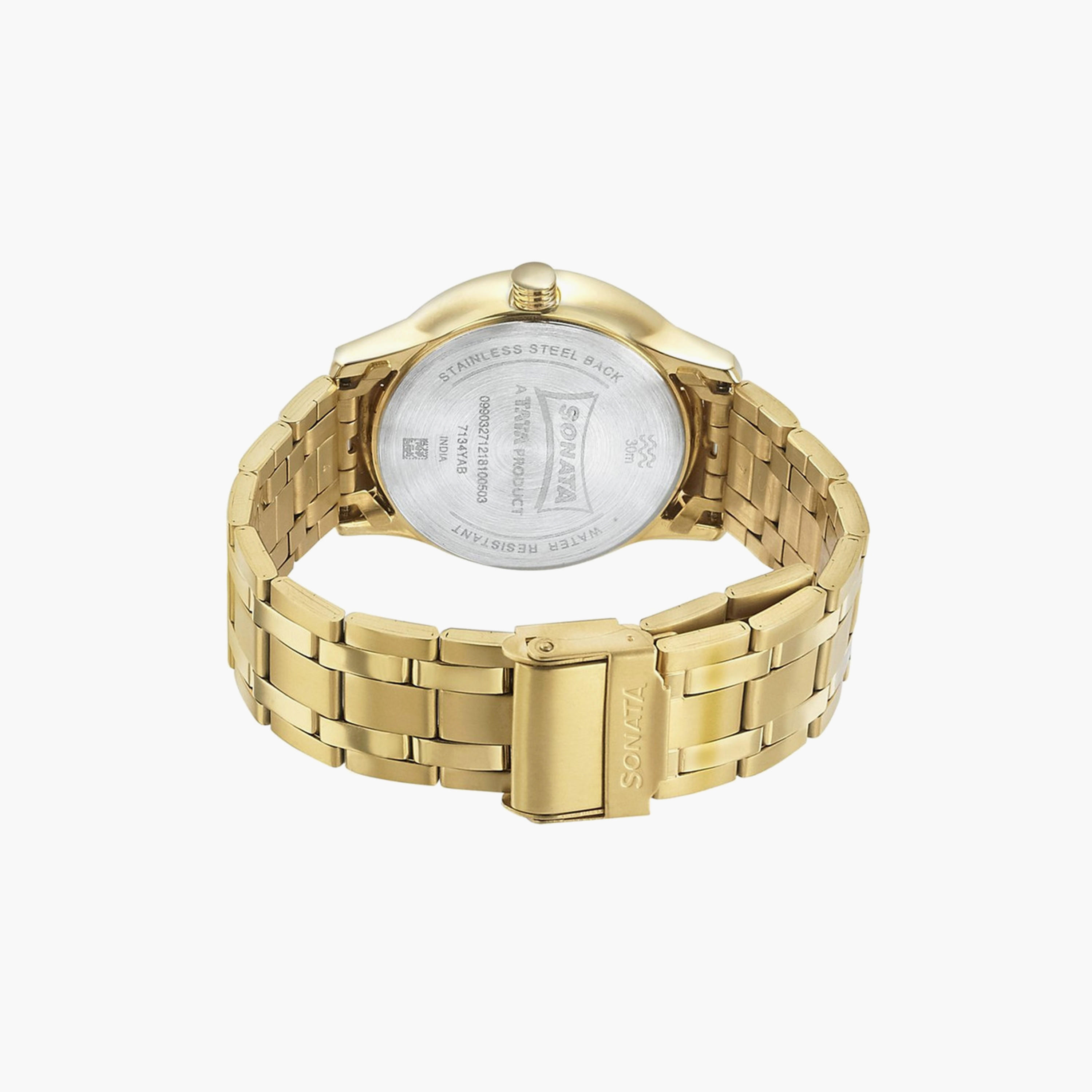 ساعة جيس ذات انالوج بسوار ستانلس ستيل باللون الذهبي | GW0549L2-men-watchesandjewellery-watches-image-3