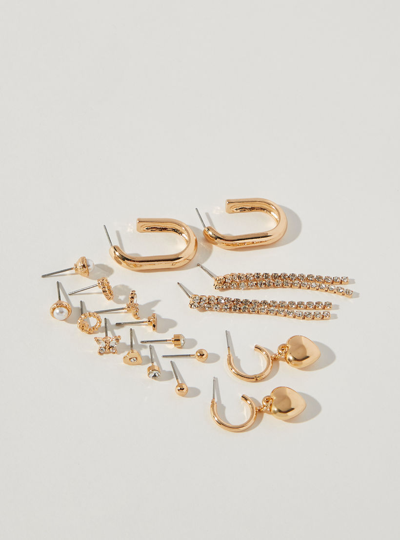 Assorted Earrings - Set of 9-women-watchesandjewellery-jewellery-earrings-image-2