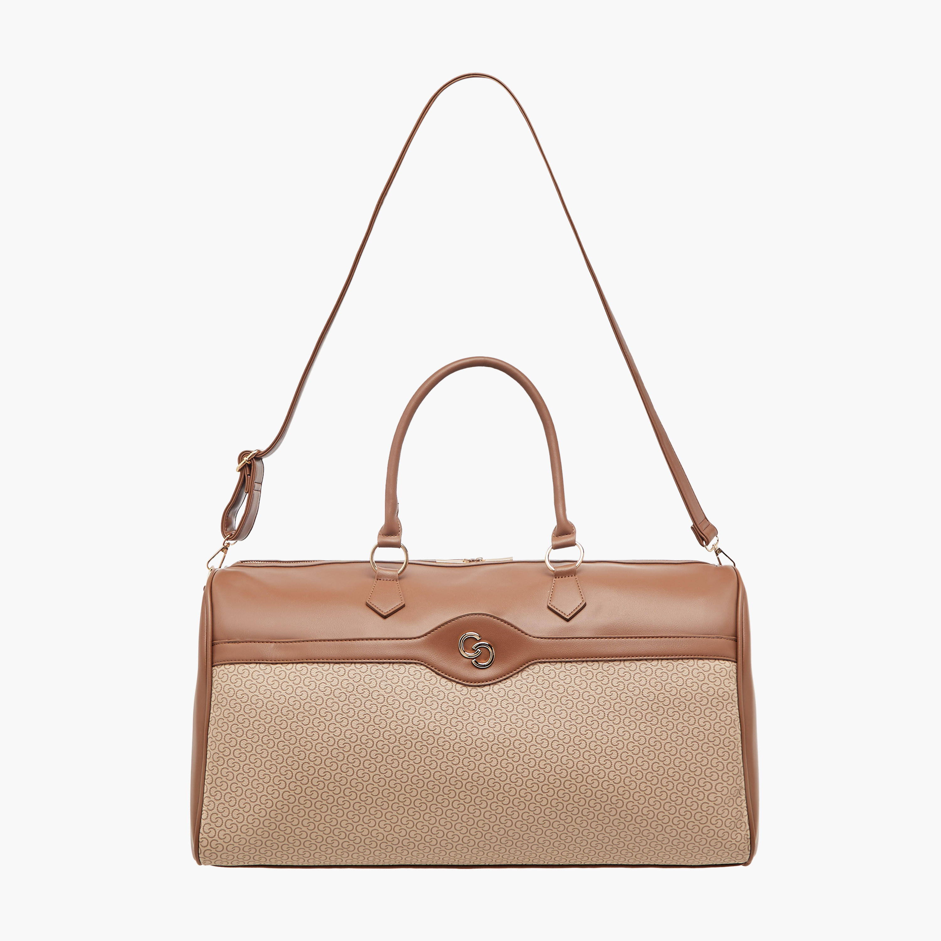 شنطة دافل بارزة الملمس بمقابض مزدوجة وسحّاب إغلاق من سيليست-travel-luggagesandbags-dufflebags-image-2