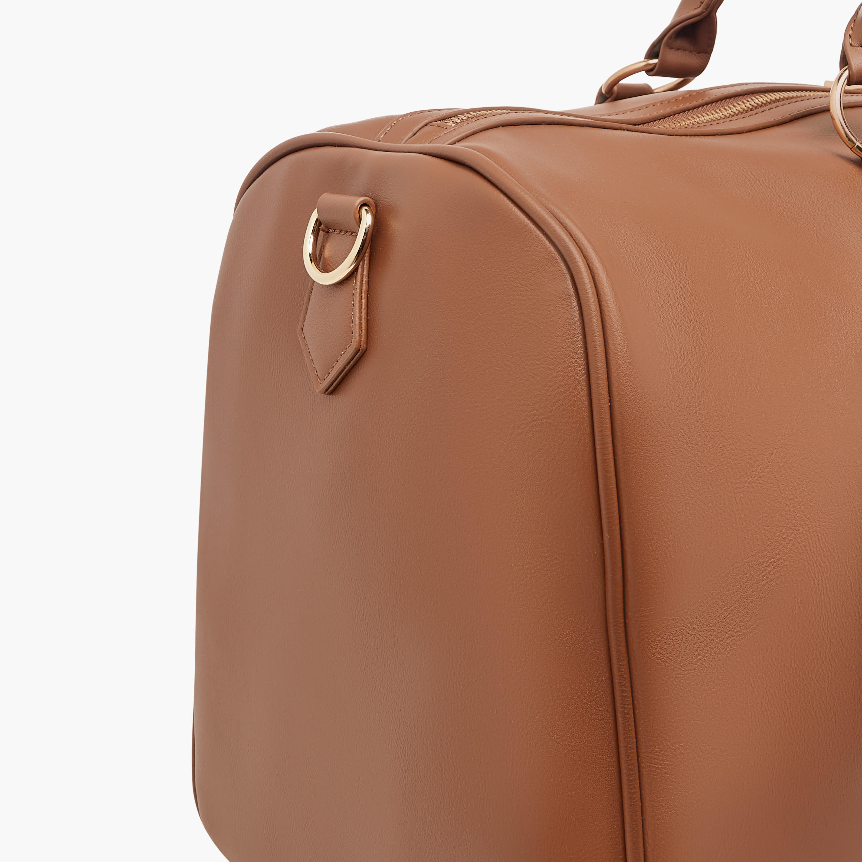 شنطة دافل بارزة الملمس بمقابض مزدوجة وسحّاب إغلاق من سيليست-travel-luggagesandbags-dufflebags-image-5