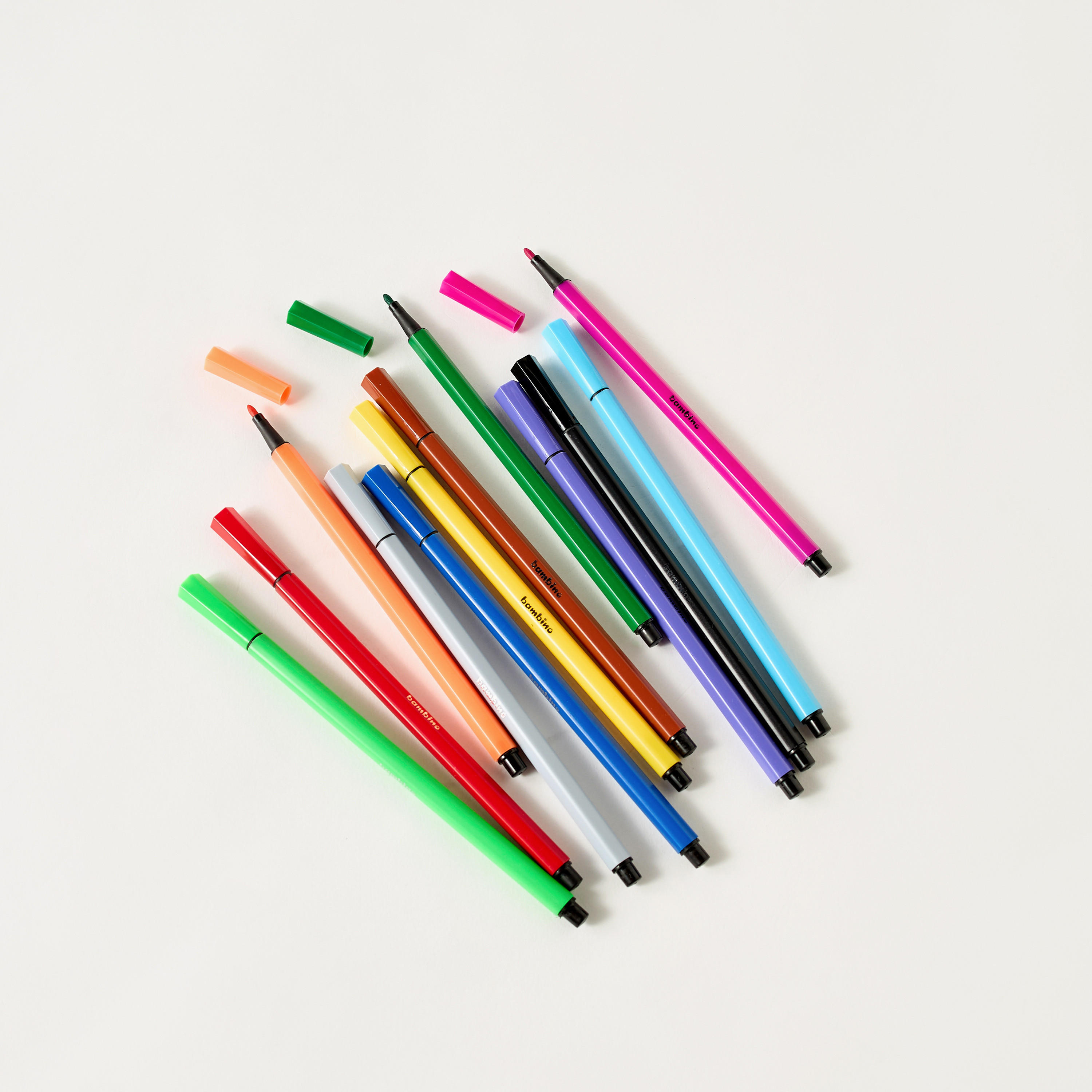 Bambino 12-Piece Colour Marker Set-school-stationery-accessories-image-2