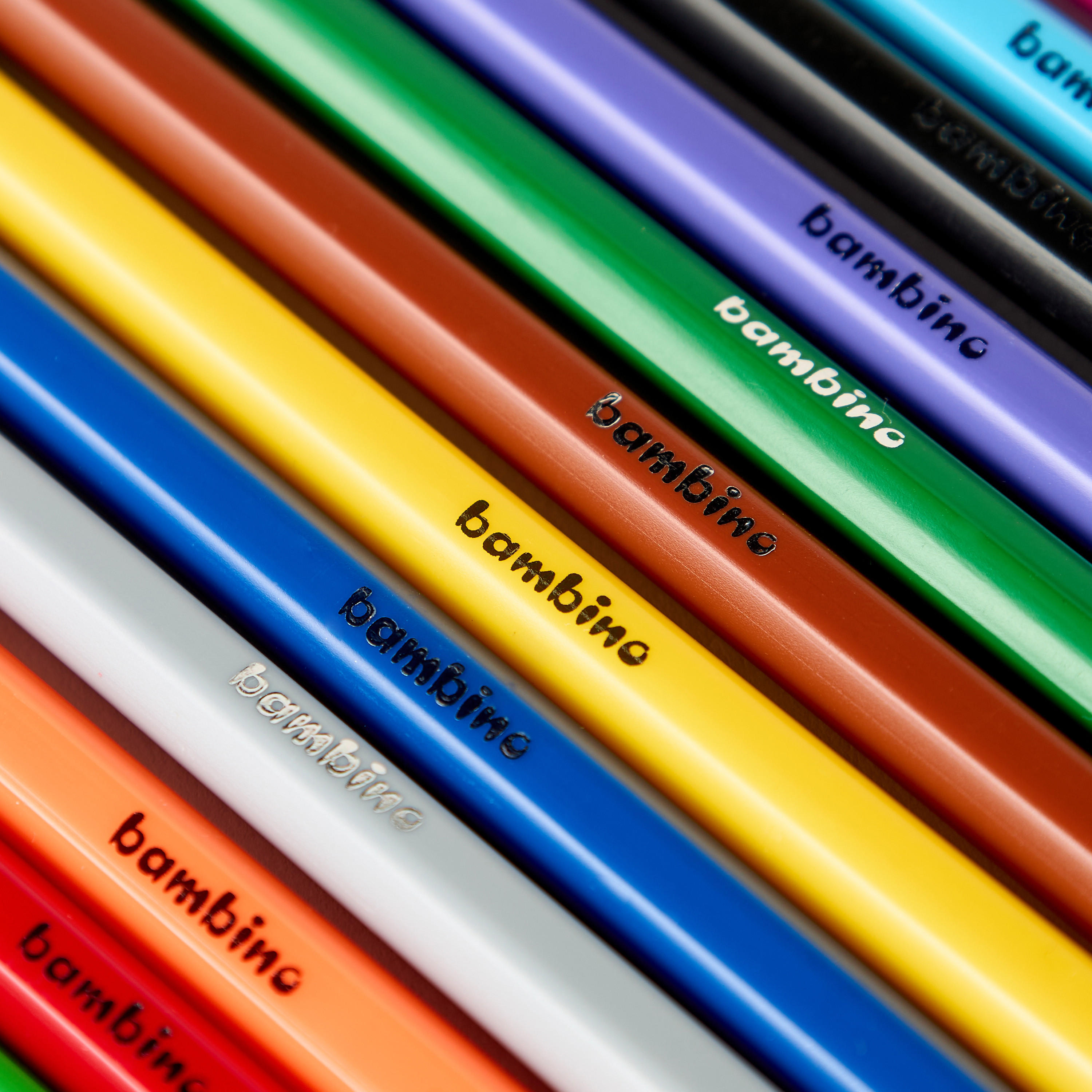 مجموعة أقلام ماركر 12 قطعة من بامبينو-school-stationery-accessories-image-3