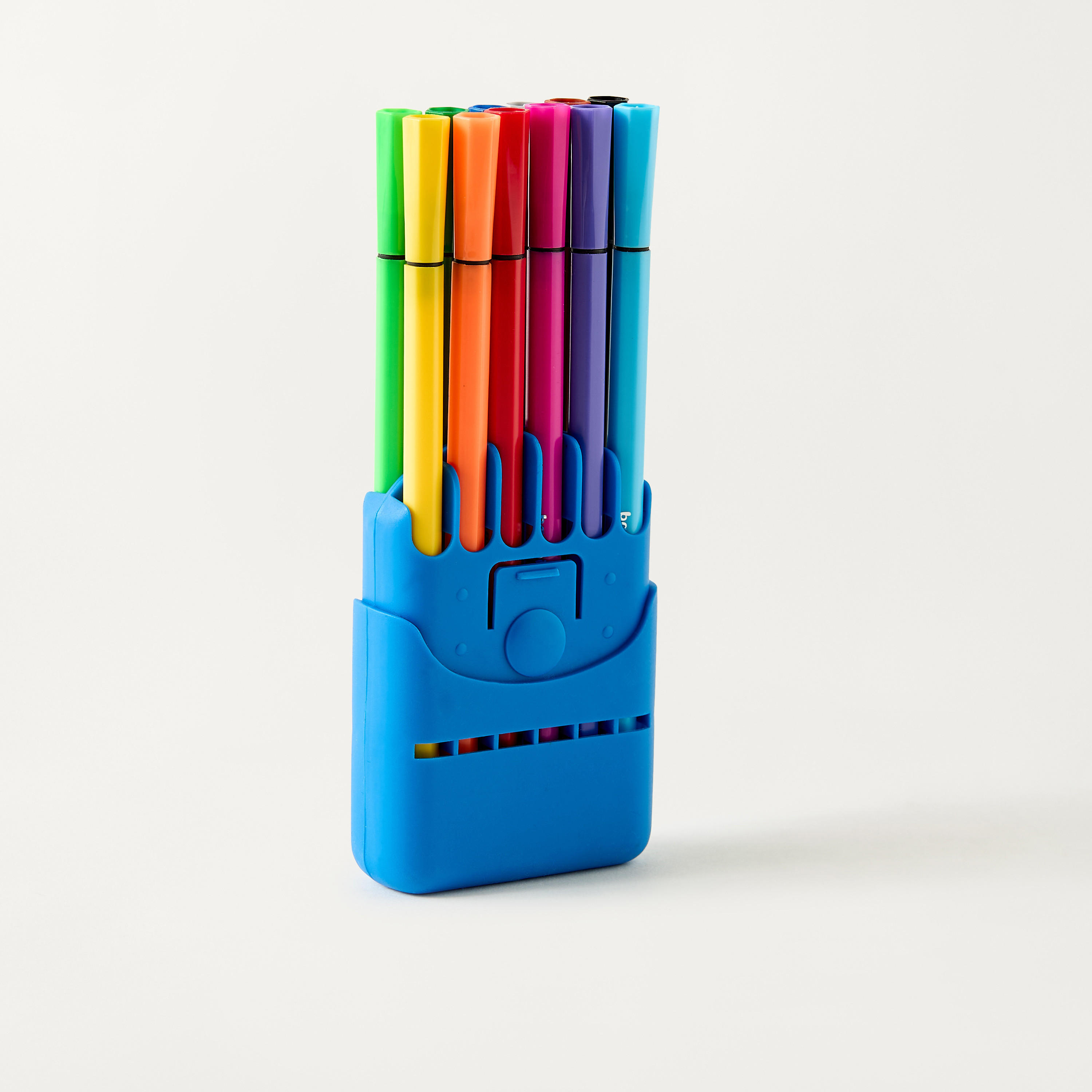 مجموعة أقلام ماركر 12 قطعة من بامبينو-school-stationery-accessories-image-5