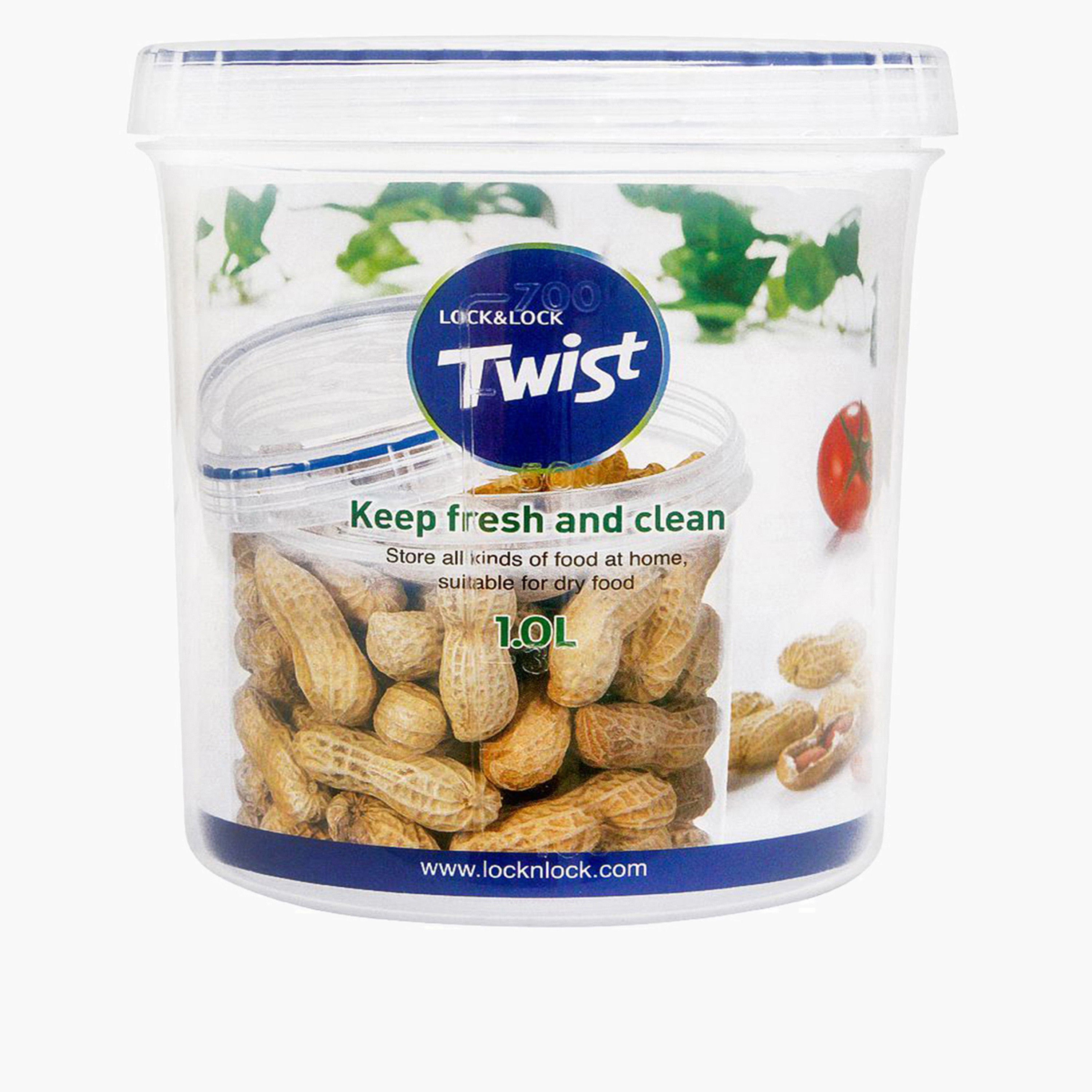 حاوية طعام بقفل دوار من لوك أن لوك - 1 لتر-household-kitchen-foodstorage-containers-image-1