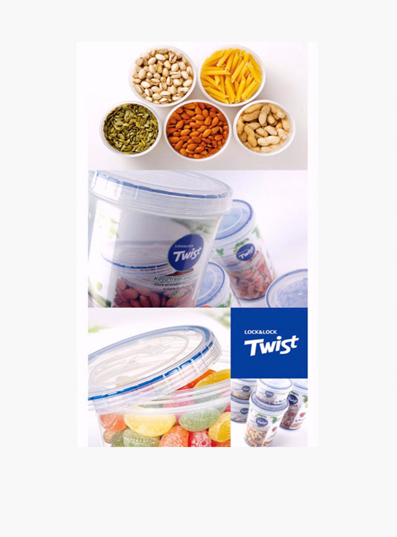 LocknLock Food Container with Twist Lock - 1 L-household-kitchen-foodstorage-containers-image-2