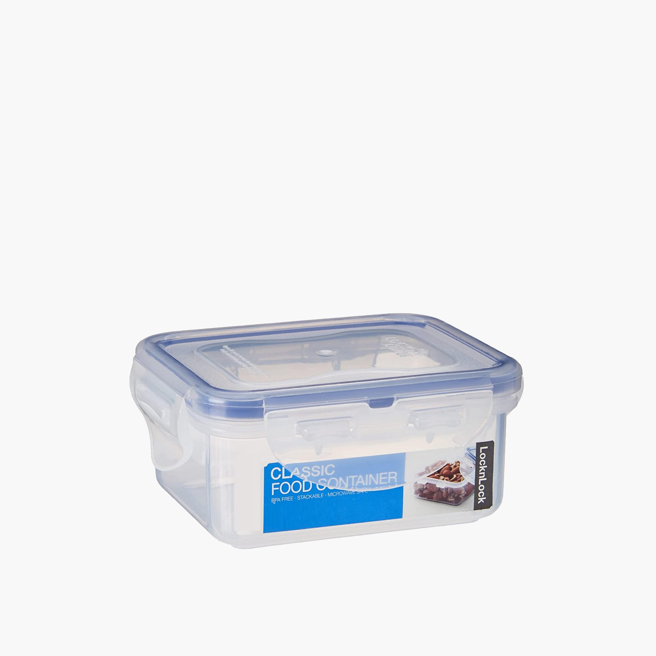 LocknLock Classic Rectangular 2-Compartment Food Container with Clip Lock Lid - 460 ml-household-kitchen-foodstorage-containers-image-6