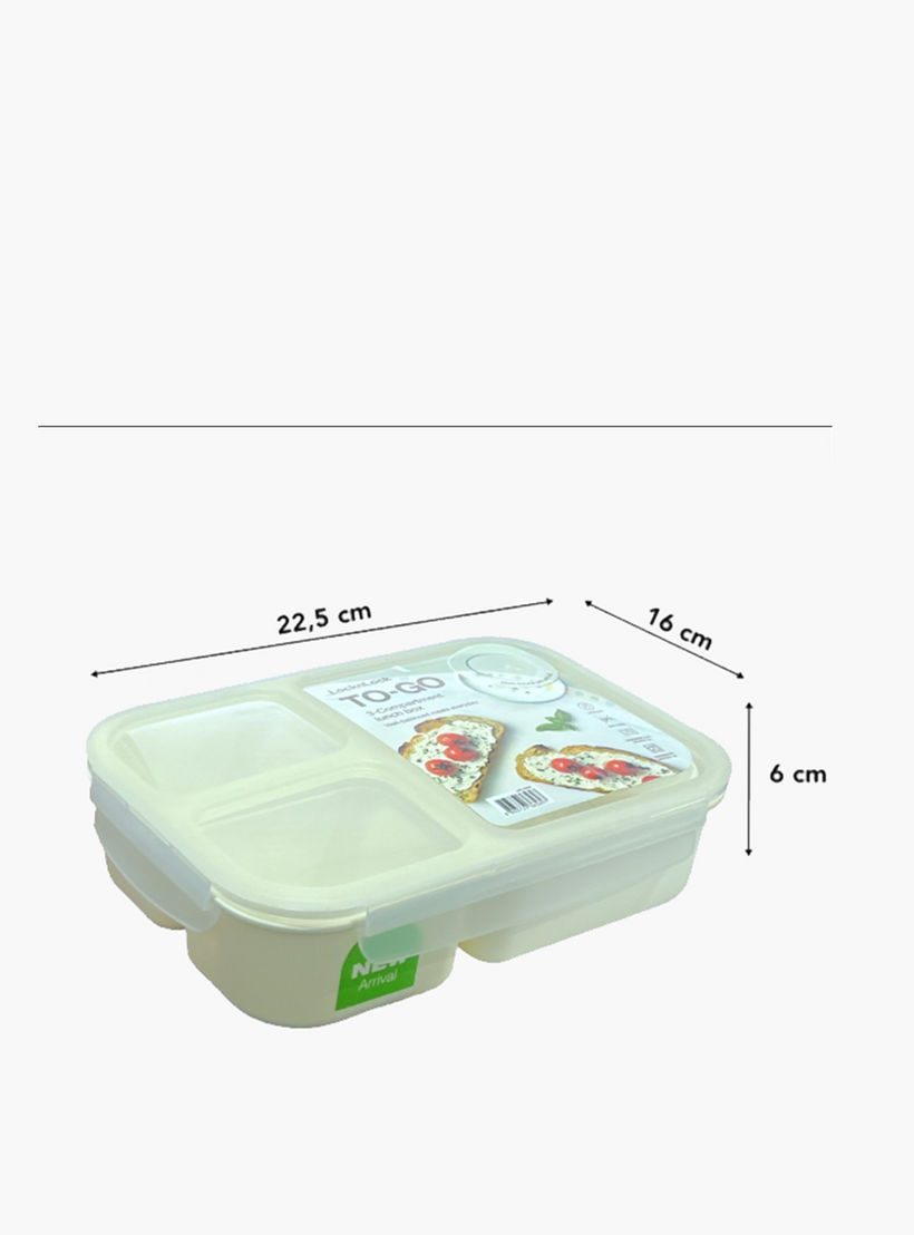LocknLock 3-Compartment Lunch Box with Clip-On Lid - 980 ml-school-lunchessentials-lunchboxes-image-5