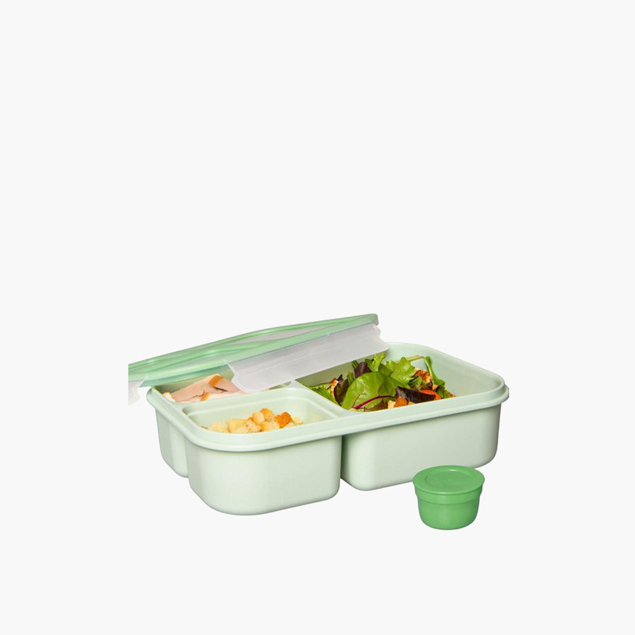 صندوق غداء مستطيل بـ 3 أقسام مع غطاء قفل بمشبك من لوك آند لوك - 980 مل-school-lunchessentials-lunchboxes-image-6