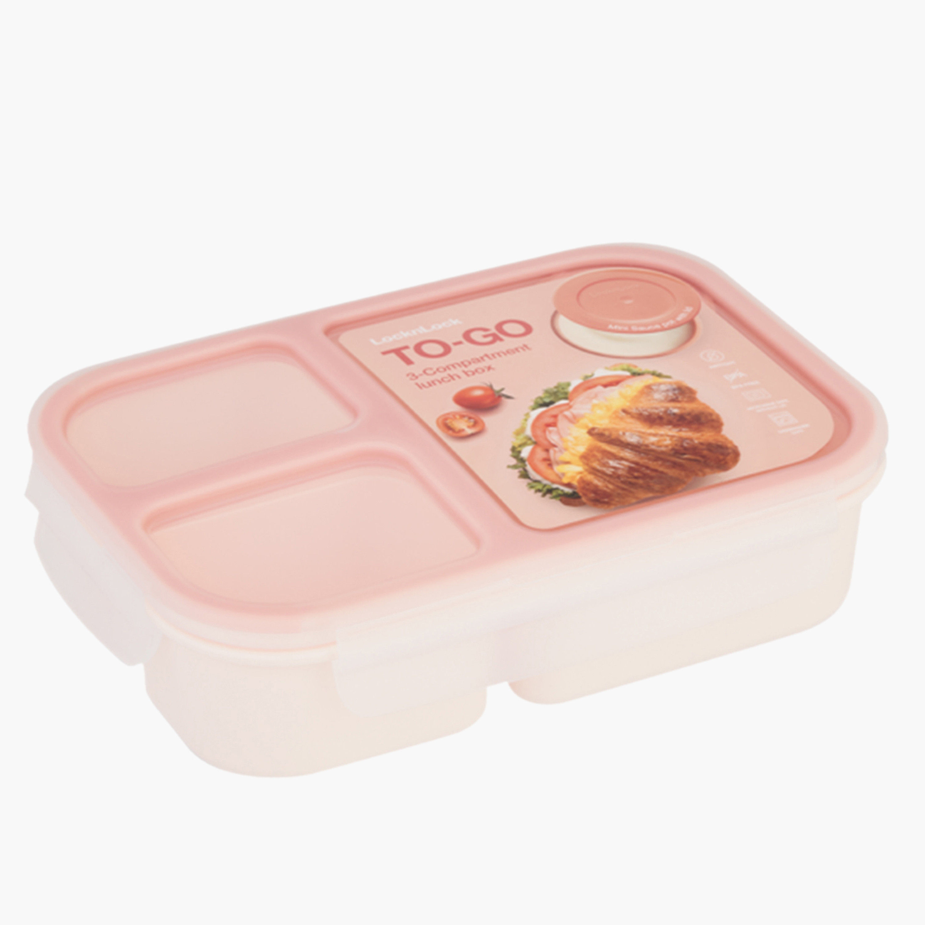صندوق غداء مستطيل بـ 3 أقسام من لوك أن لوك - 980 مل-school-lunchessentials-lunchboxes-image-1