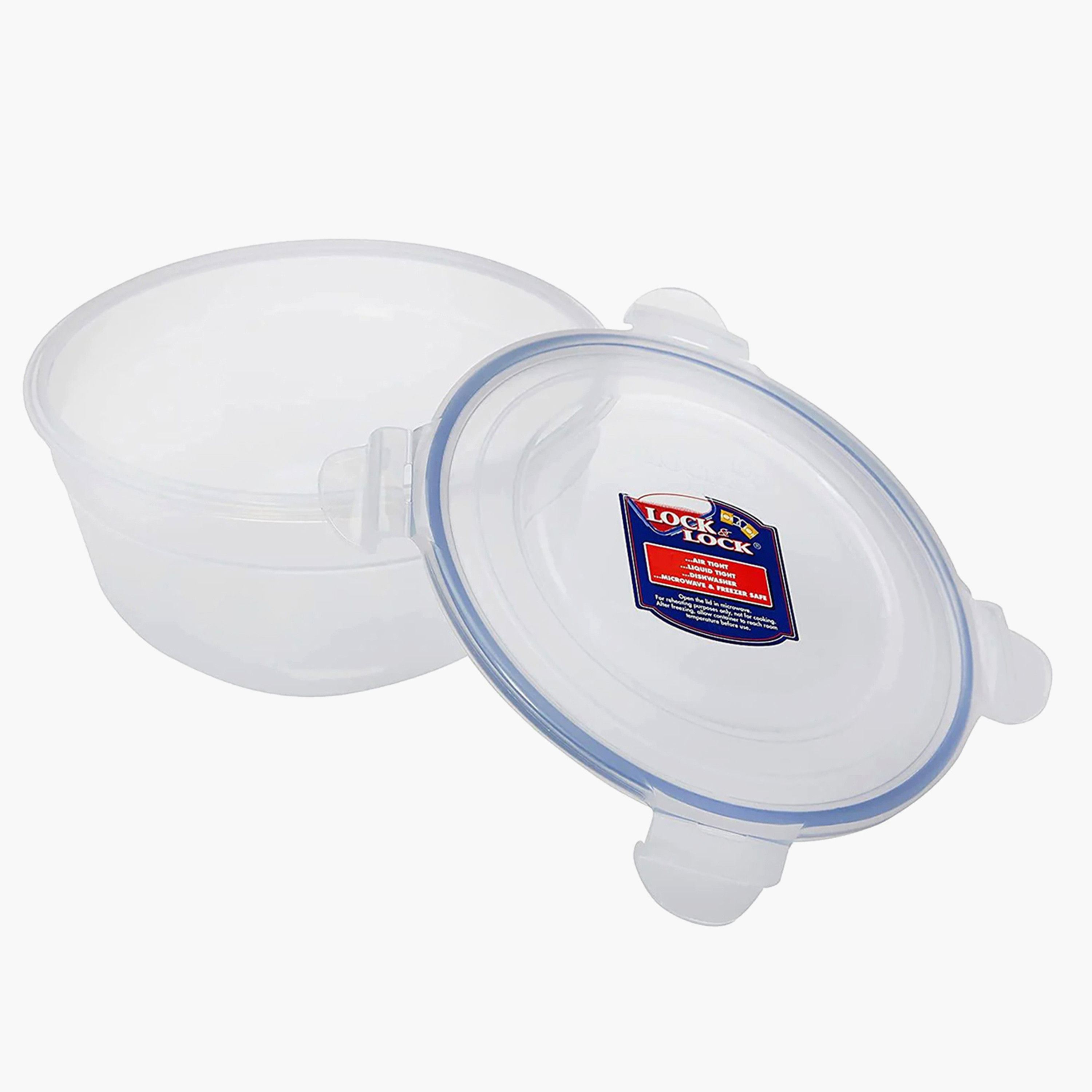 LocknLock Solid Round Food Container with Clip Lock Lid - 850 ml-household-kitchen-foodstorage-containers-image-1