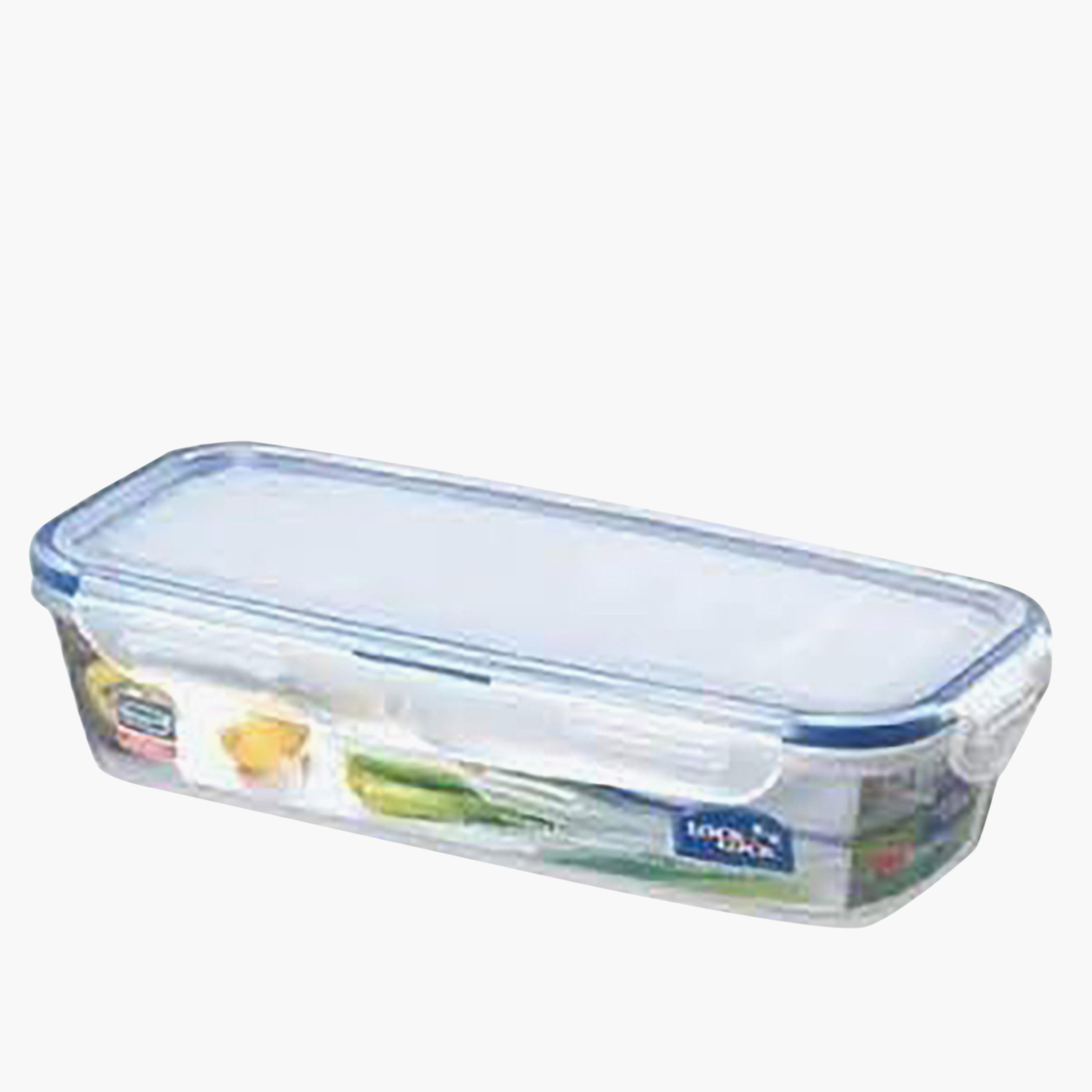 صندوق غداء سادة مستطيل مع غطاء بقفل مشبك من لوك أن لوك - 620 مل-school-lunchessentials-lunchboxes-image-1