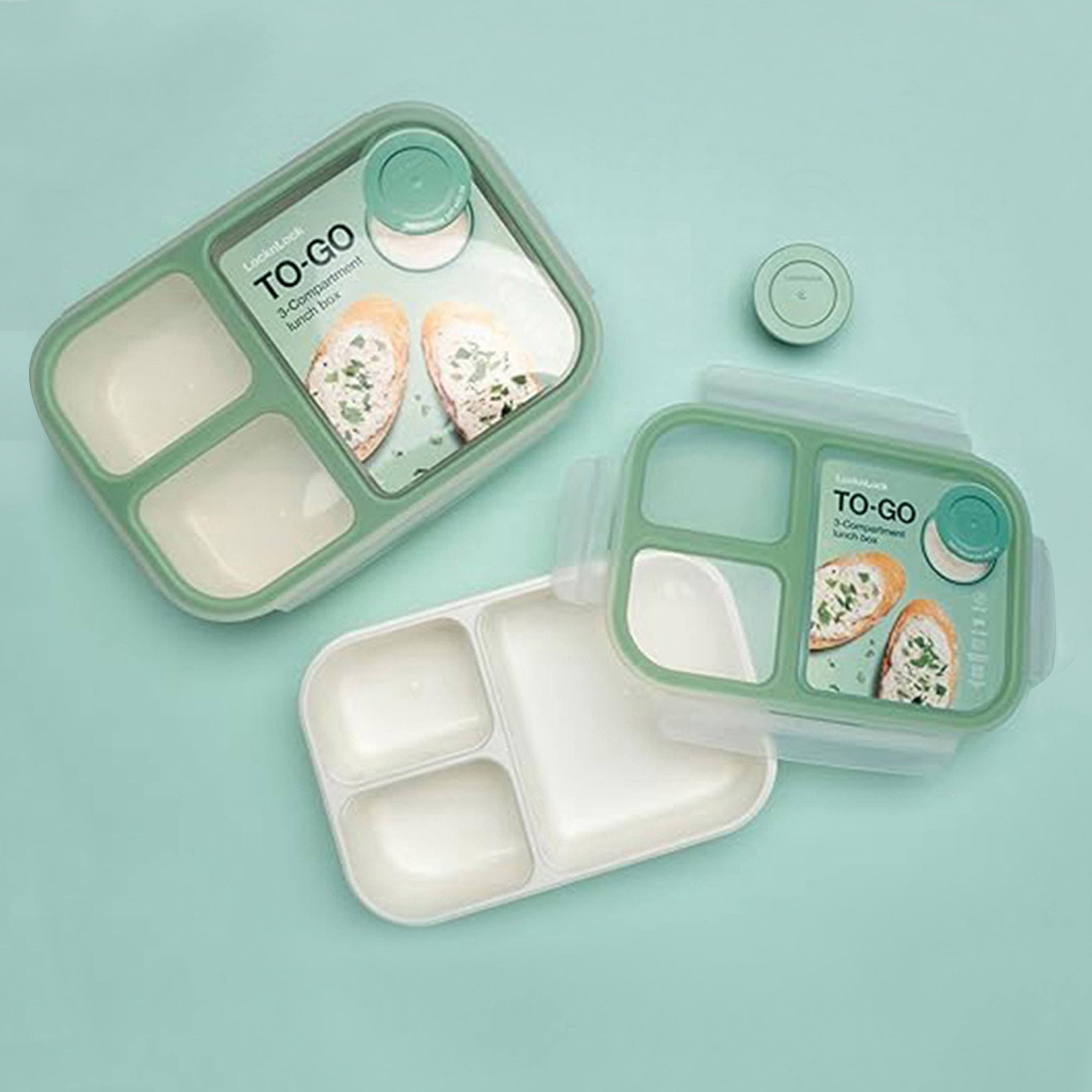 LocknLock Solid Divided Lunch Box with Clip Lock Lid - 1.5 L-school-lunchessentials-lunchboxes-image-4