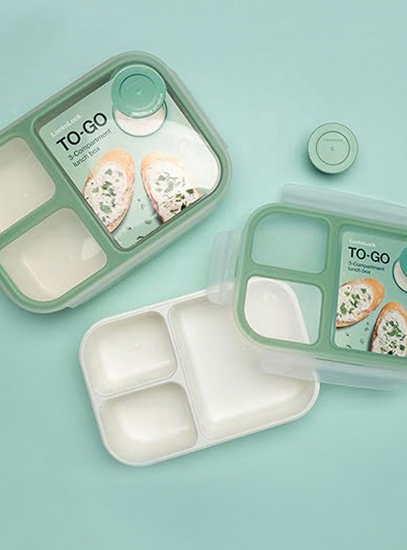 LocknLock Solid Divided Lunch Box with Clip Lock Lid - 1.5 L-school-lunchessentials-lunchboxes-image-4