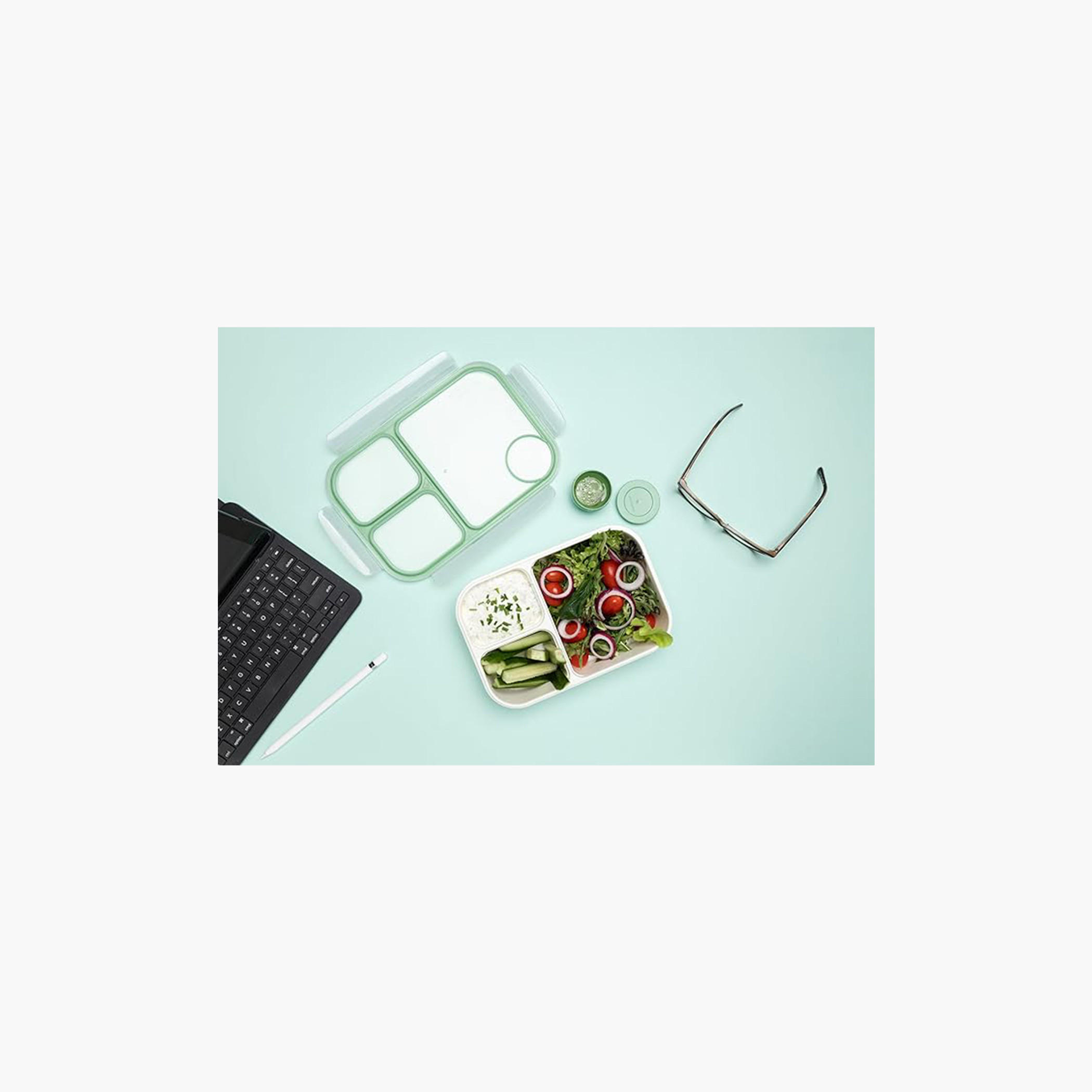 LocknLock Solid Divided Lunch Box with Clip Lock Lid - 1.5 L-school-lunchessentials-lunchboxes-image-5