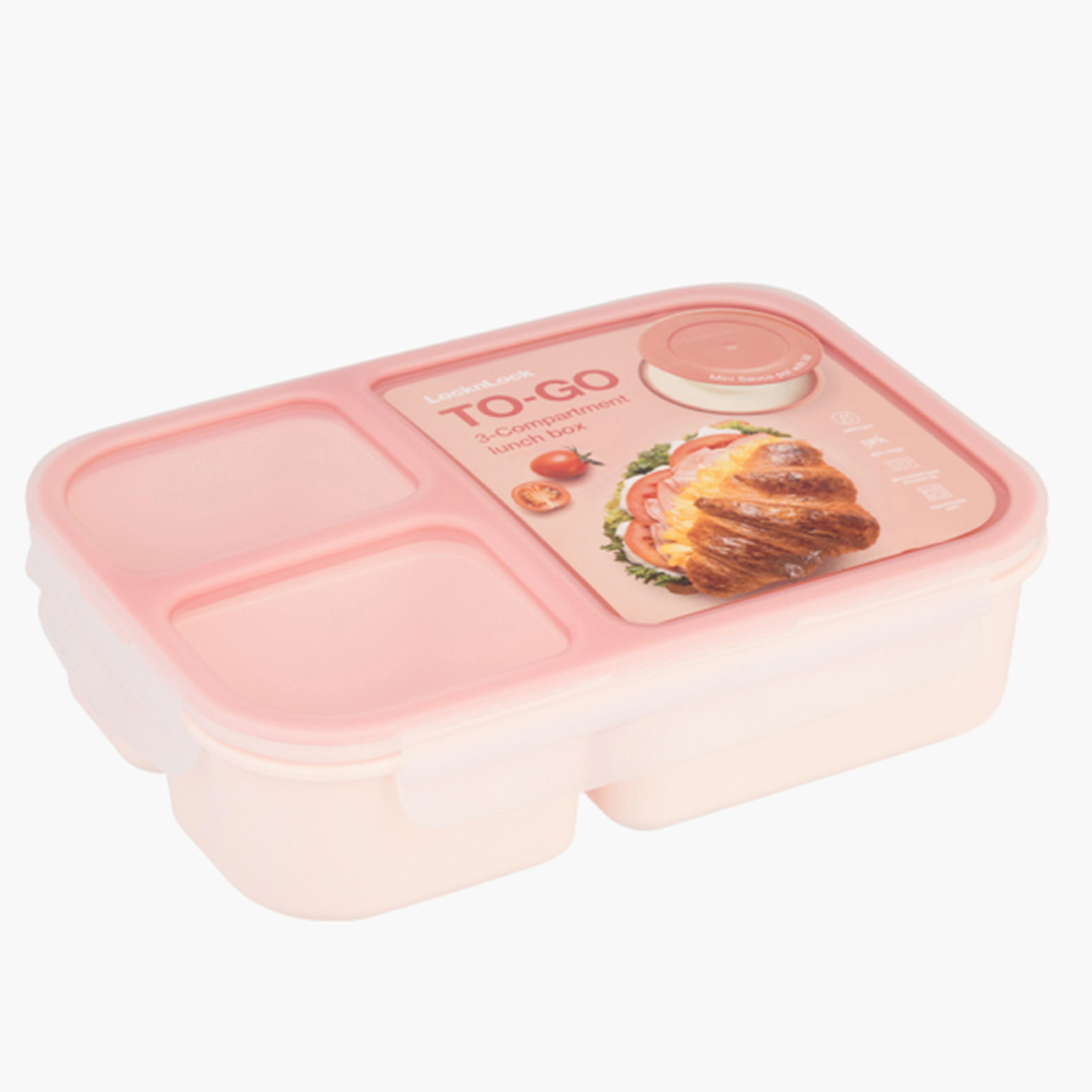 LocknLock Rectangular 3-Compartment Lunch Box - 1.5 L-school-lunchessentials-lunchboxes-image-1