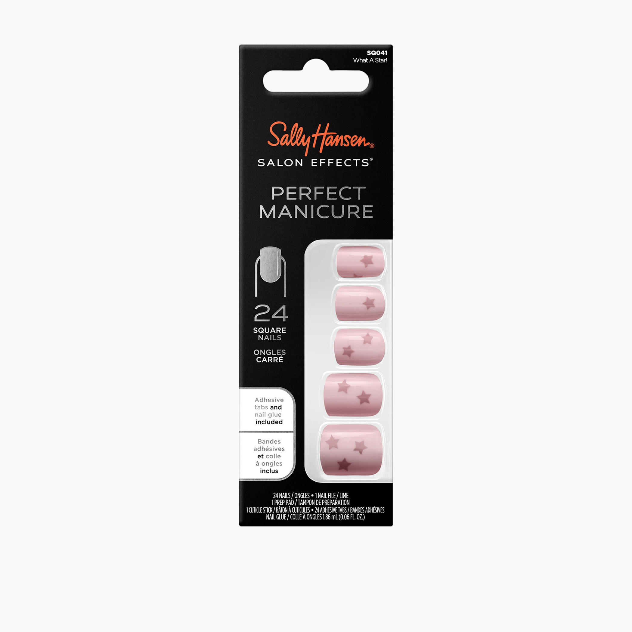 Sally Hansen Salon Effects Perfect Manicure 24-Piece Square Nails Set-beautyandpersonalcare-makeup-nails-artificialnails-image-1