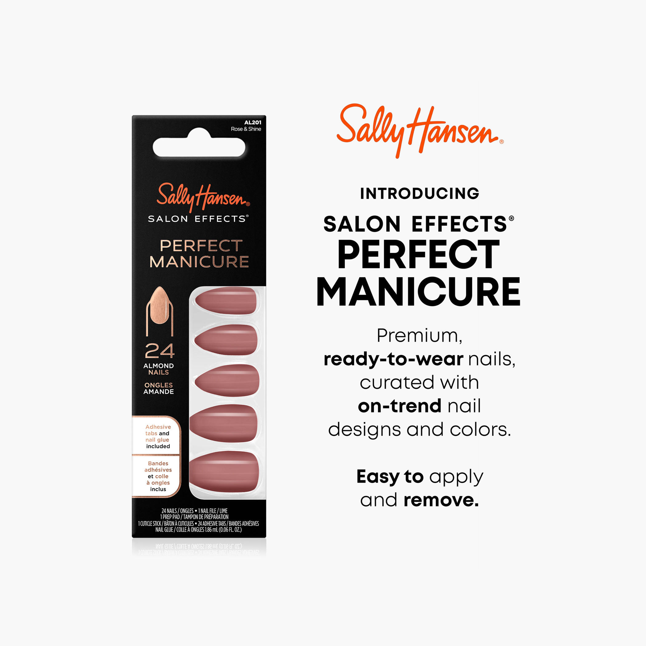 Sally Hansen Salon Effects Perfect Manicure 24-Piece Almond Shaped Nails Set-beautyandpersonalcare-makeup-nails-artificialnails-image-4