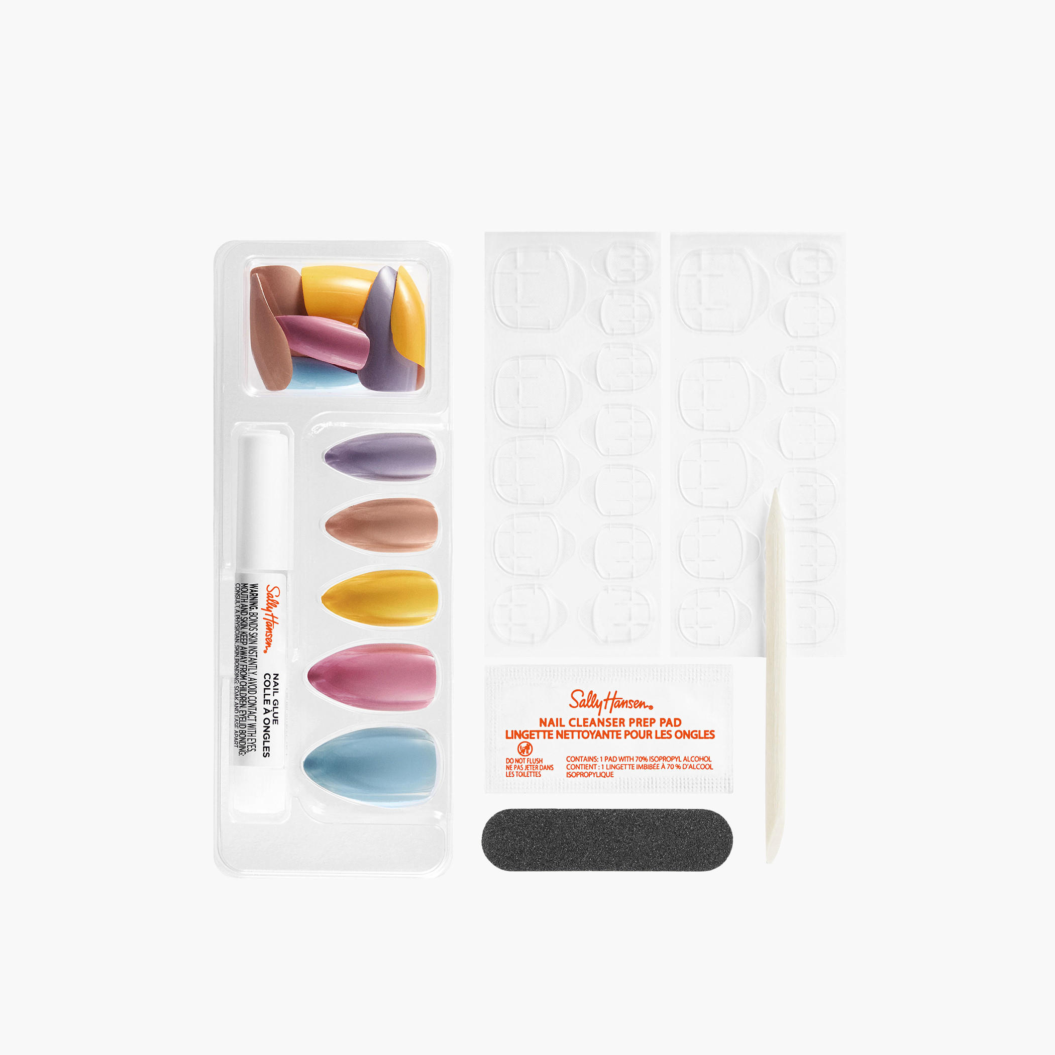 Sally Hansen Salon Effects Perfect Manicure 24-Piece Almond Shaped Nails Set-beautyandpersonalcare-makeup-nails-artificialnails-image-2