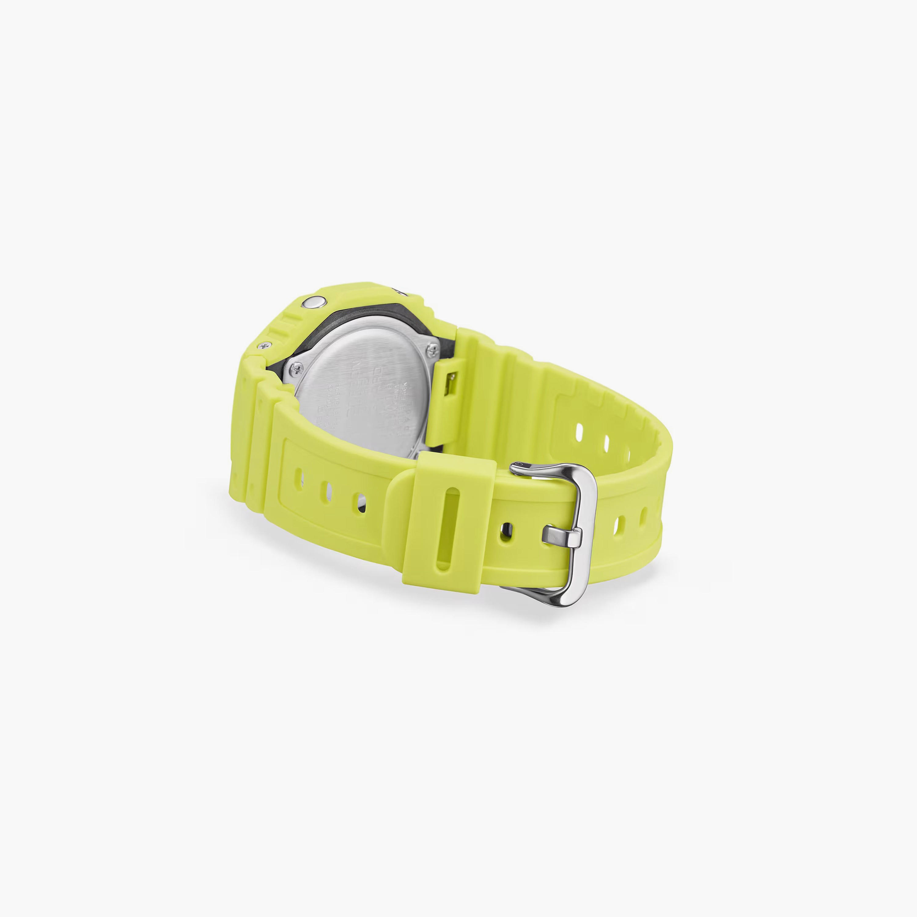 G-SHOCK Men's Yellow Analog-Digital Silicone Strap Watch | GA-2100-9A9-men-watchesandjewellery-watches-image-4
