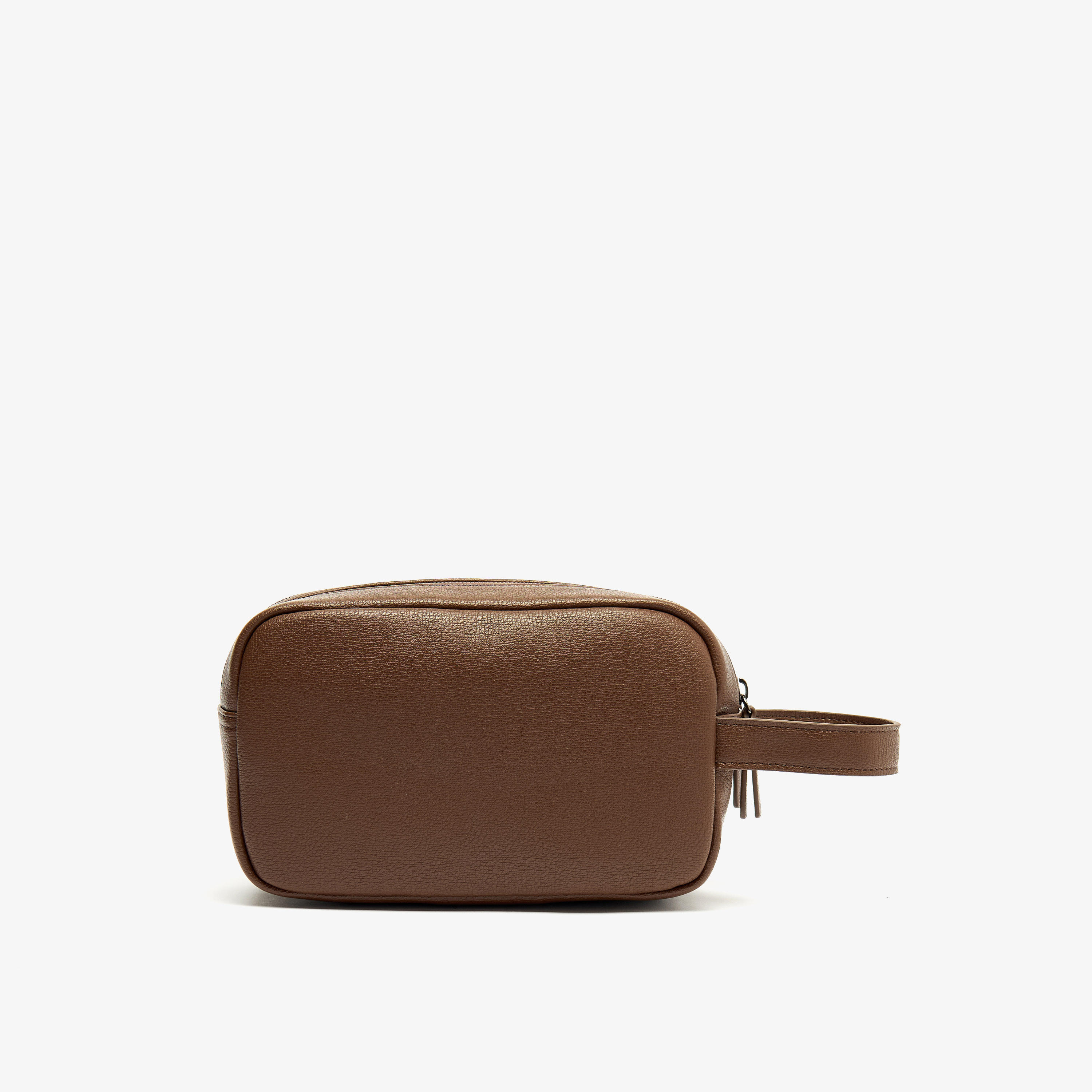 شنطة صغيرة سادة بسحاب إغلاق وحزام معصم من دوتشيني-men-bags-image-4