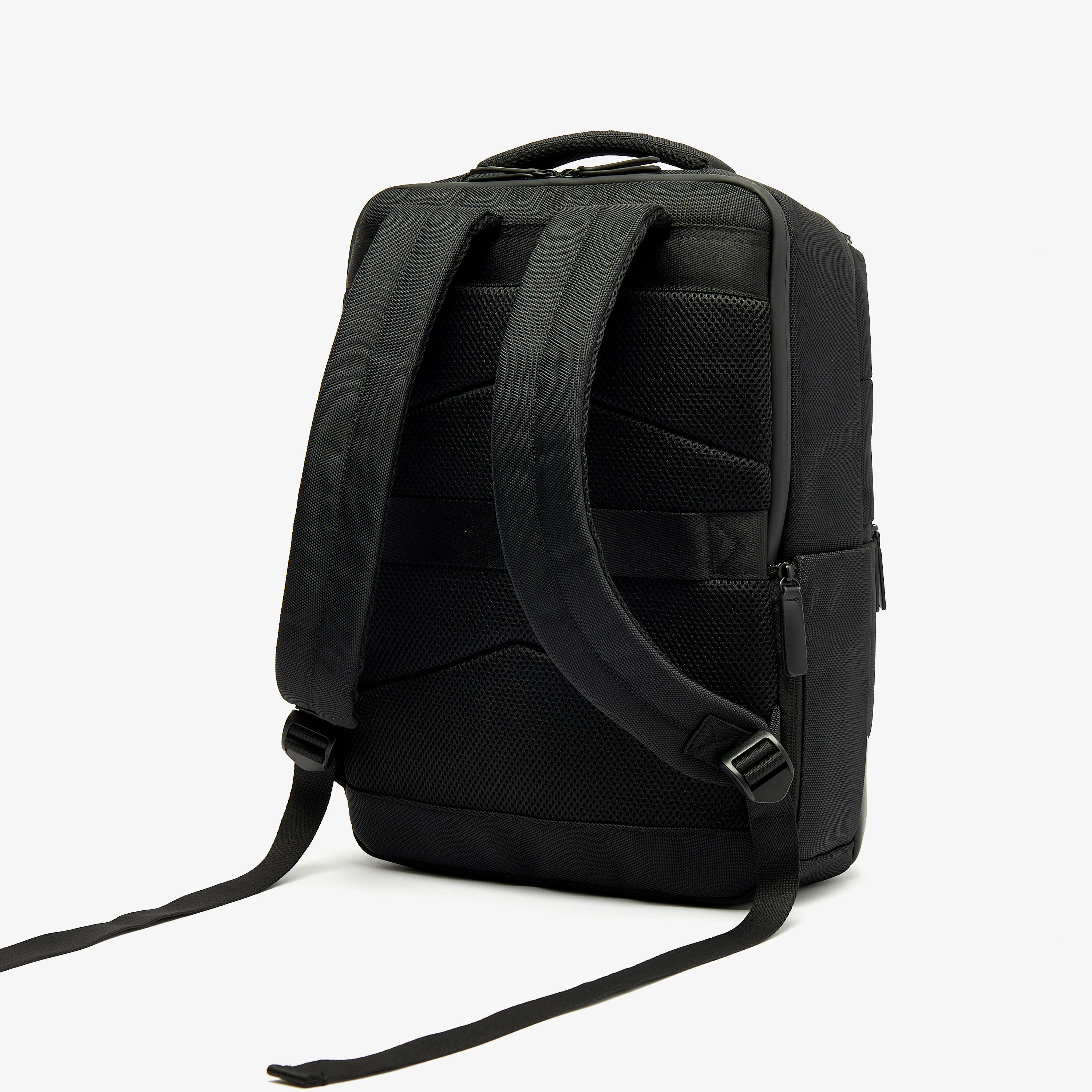 Duchini Solid Backpack with Adjustable Straps and Zip Closure-men-bags-image-3