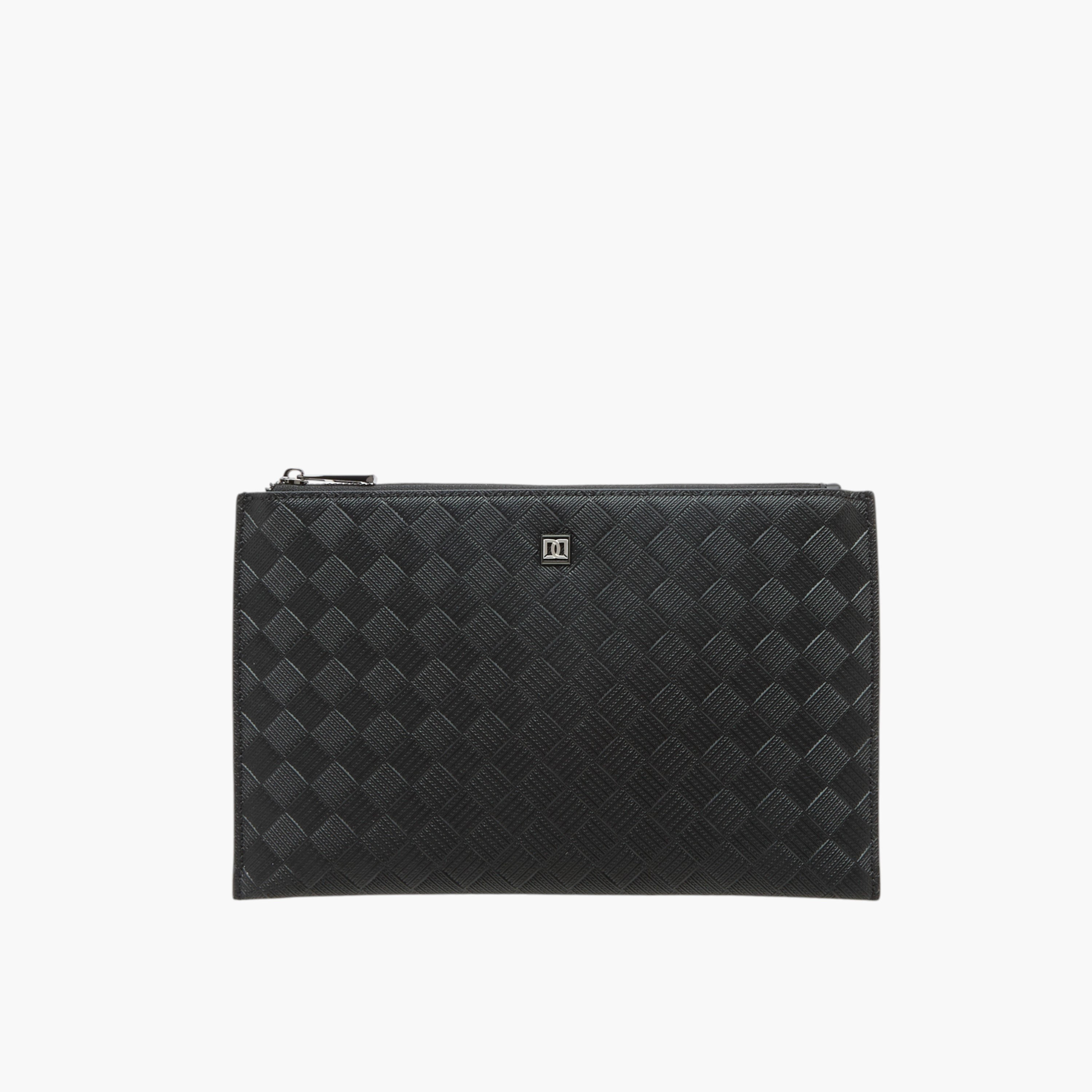 حامل بطاقات بارز الملمس بسحاب إغلاق من دوتشيني-men-beltsandwallets-wallets-image-1