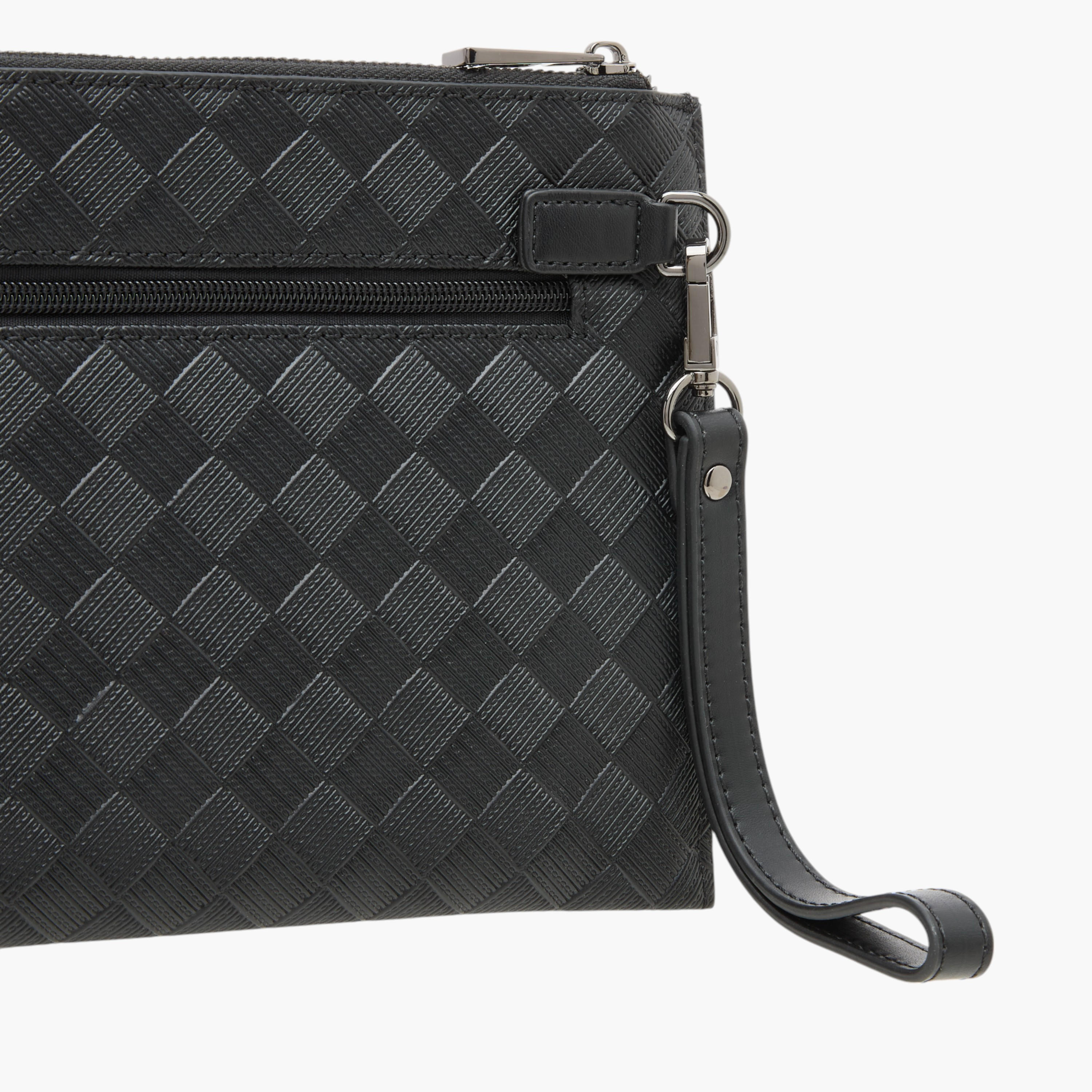 حامل بطاقات بارز الملمس بسحاب إغلاق من دوتشيني-men-beltsandwallets-wallets-image-4