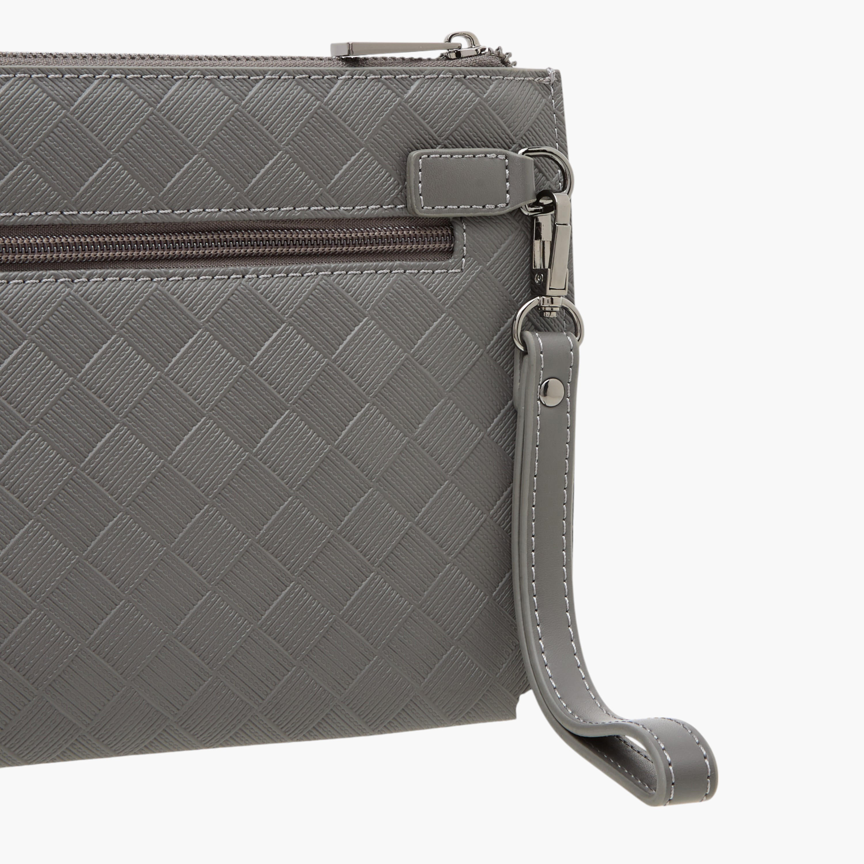 حامل بطاقات بارز الملمس بسحاب إغلاق من دوتشيني-men-beltsandwallets-wallets-image-4