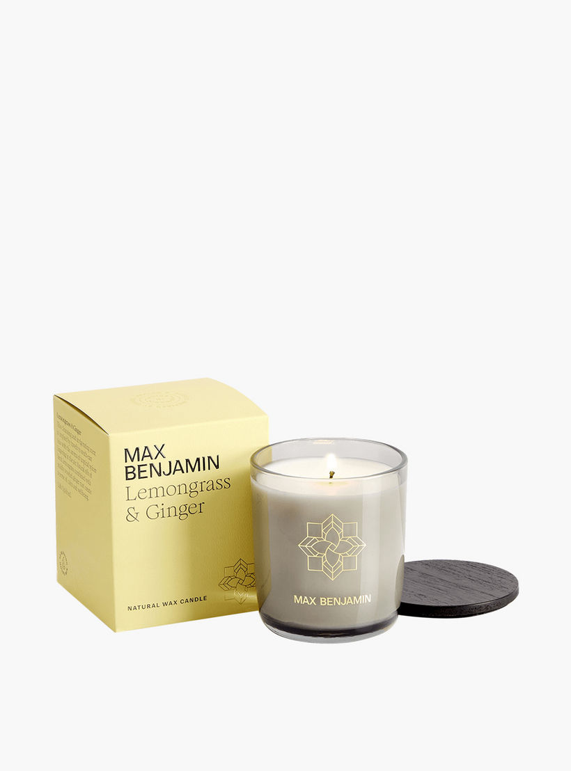 MAX BENJAMIN French Linen Water Candle with Lid - 210 gms-household-homefragrance-candles-image-2