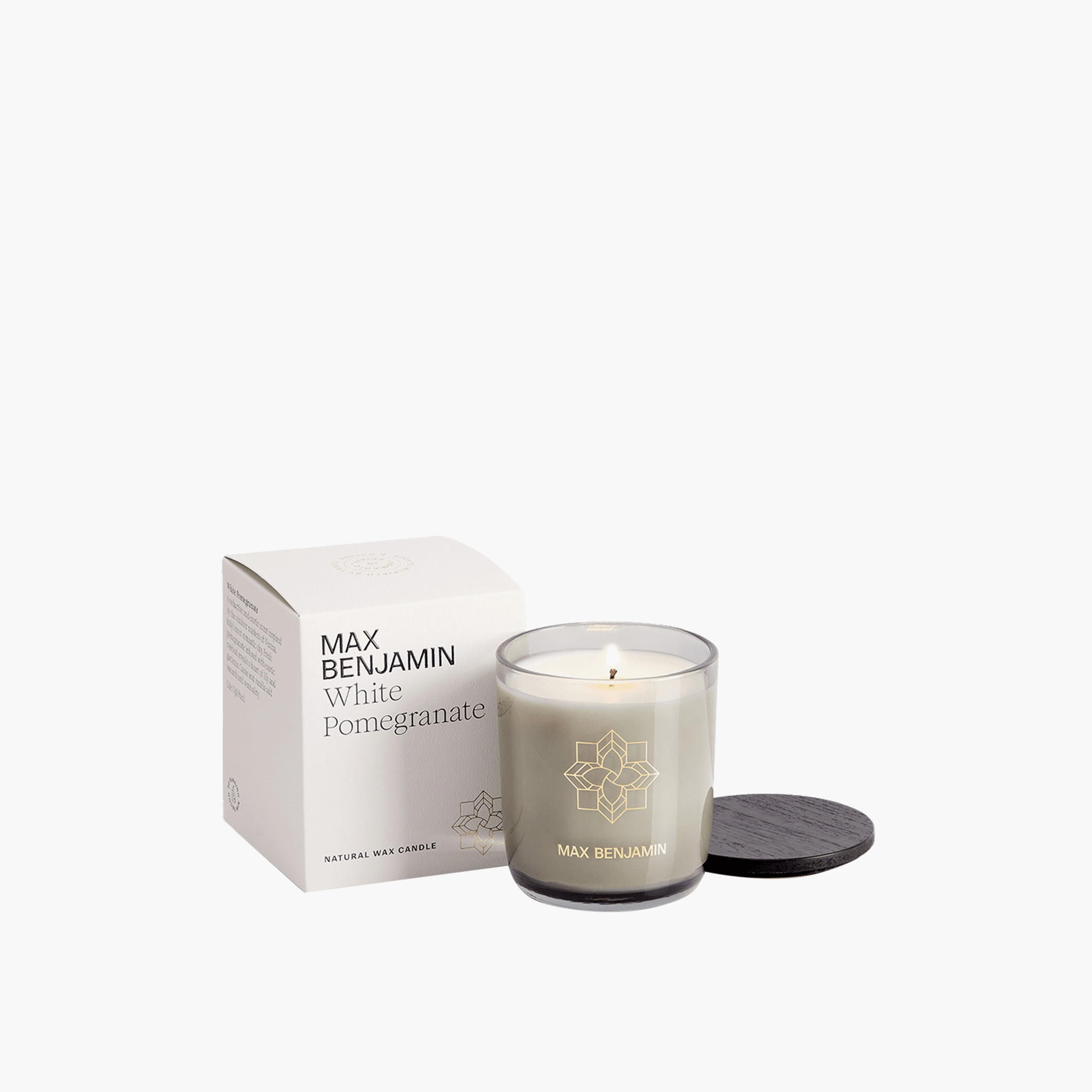 شمعة برائحة الرمان الأبيض مع غطاء من ماكس بنجامين - 210 جرام-household-homefragrance-candles-image-2