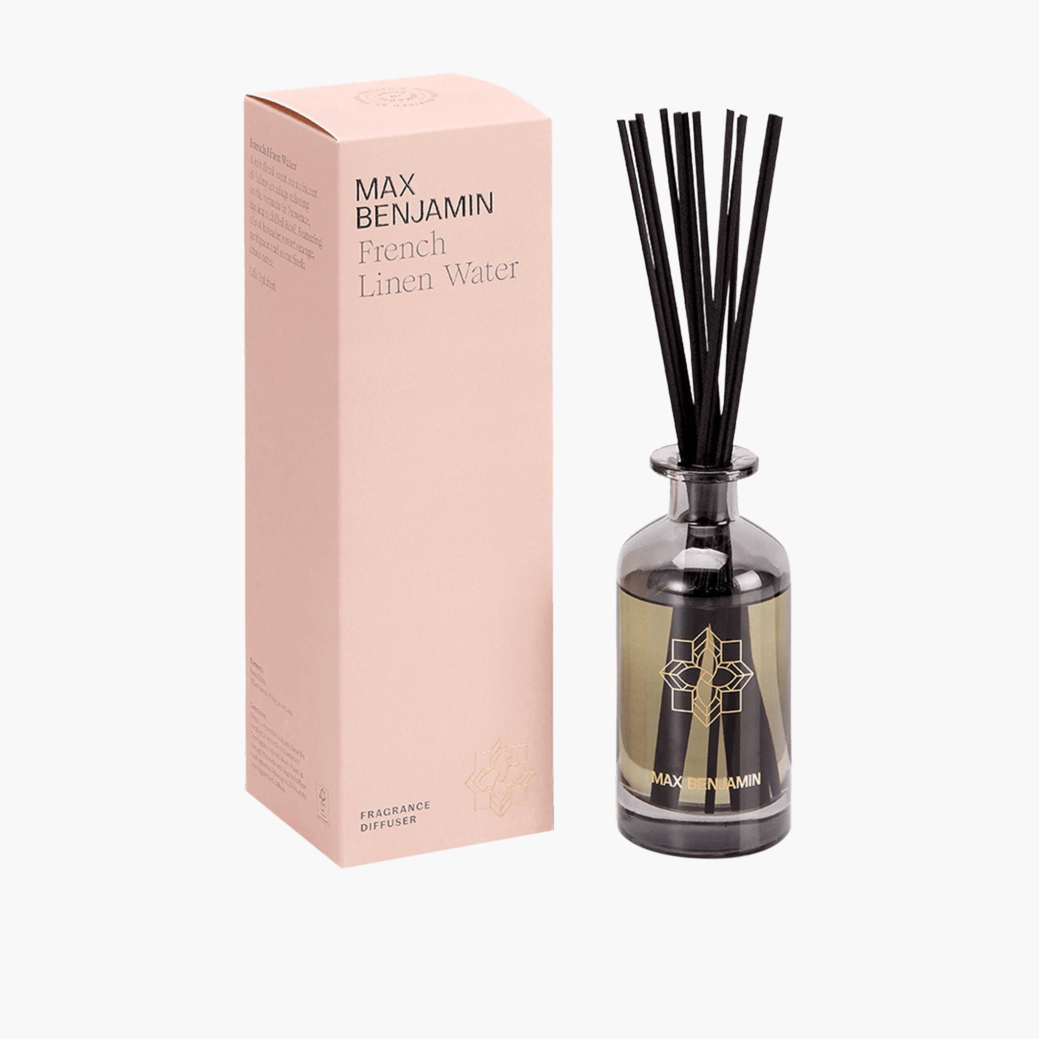 موزع عطور برائحة عشب الليمون والزنجبيل بأعواد خشبية من ماكس بنجامين - 150 جرام-household-homefragrance-reeddiffusers-image-1